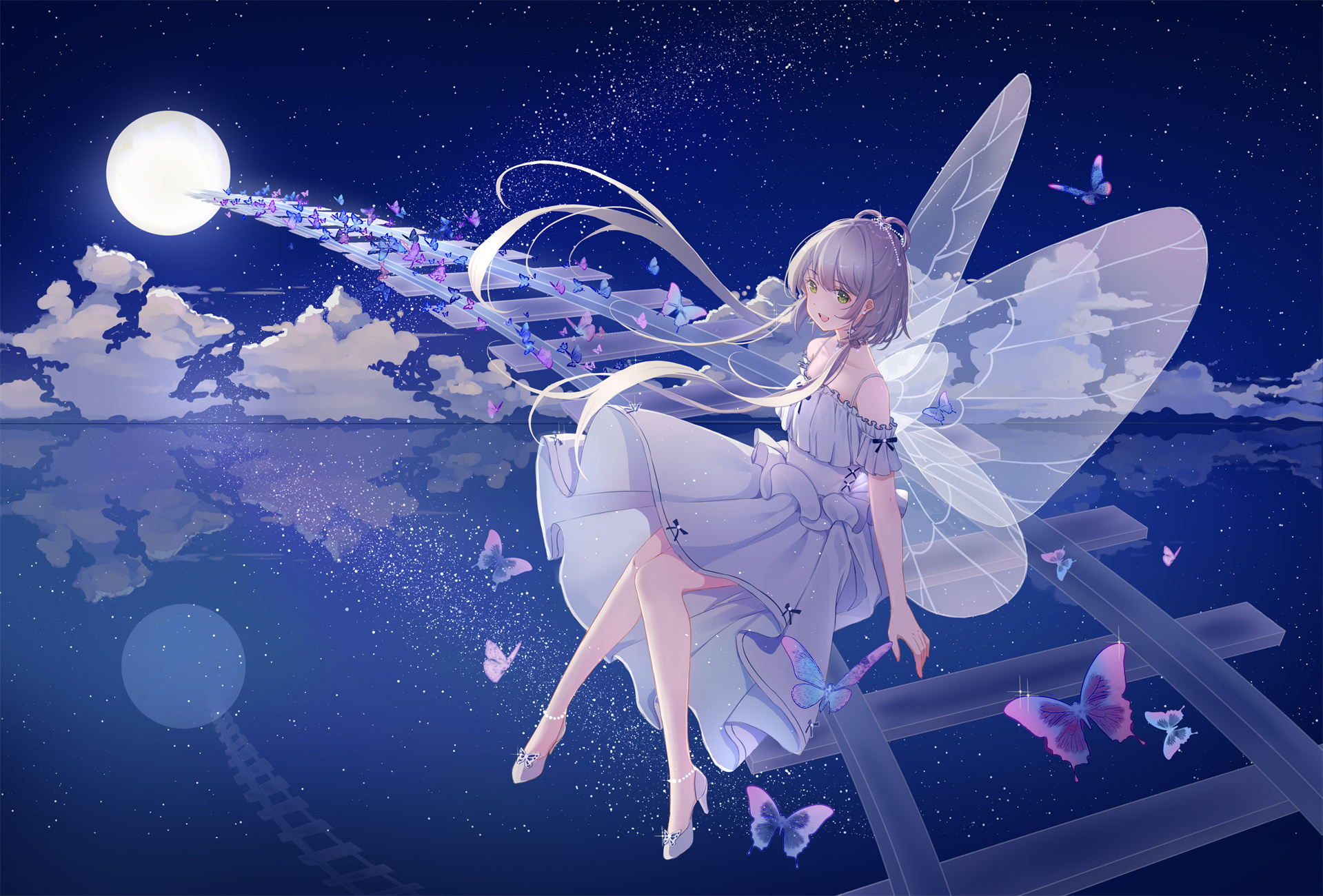 【插画美图】温柔细致的十五岁少女 洛天依同人插画特辑 P站美图-第9张