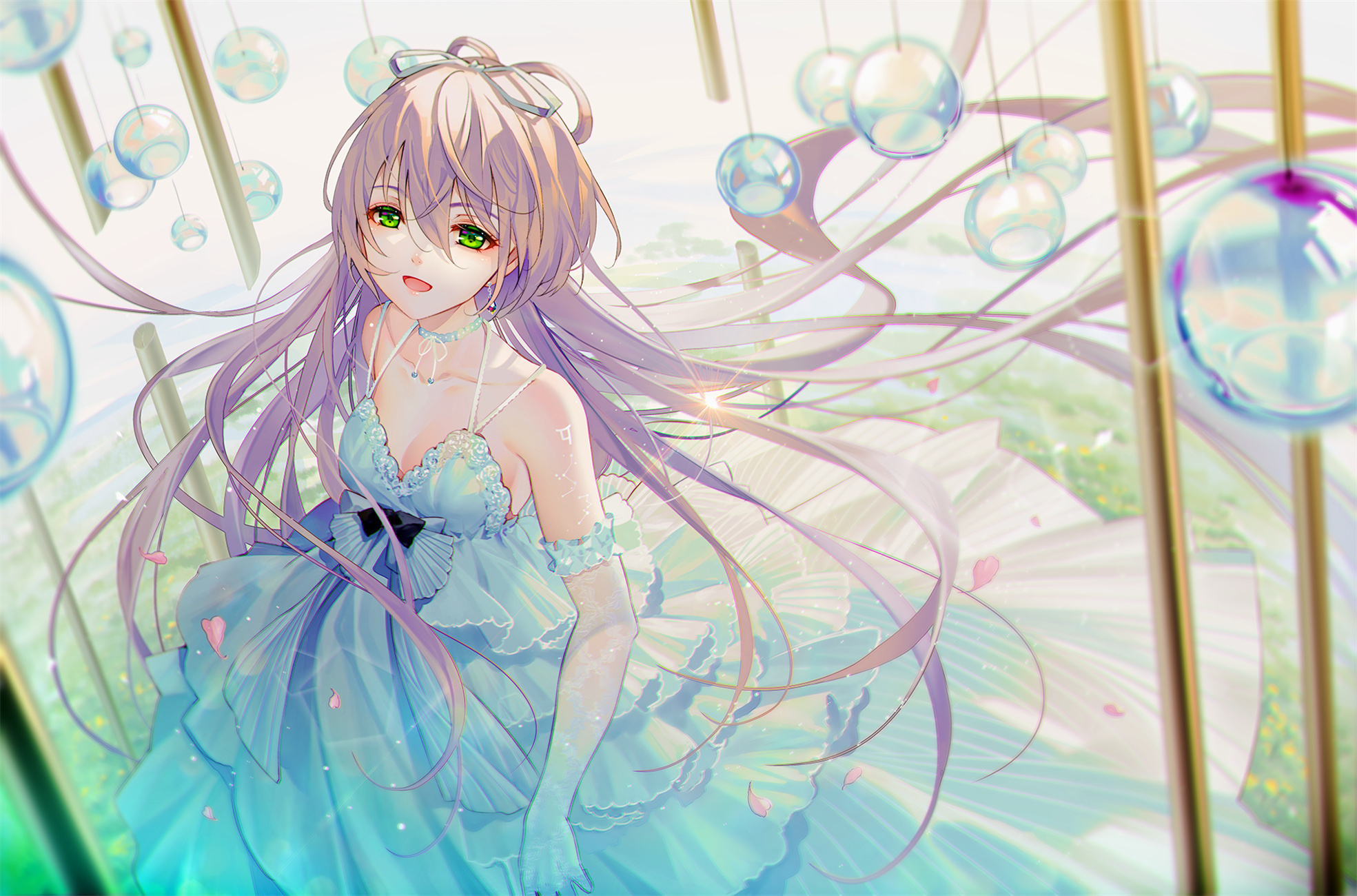【插画美图】温柔细致的十五岁少女 洛天依同人插画特辑 P站美图-第13张