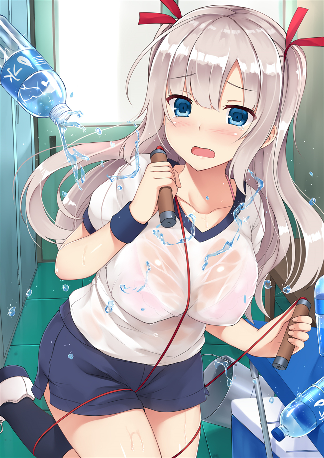 【插画美图】今天是爱运动的女孩子，你呢，爱运动呢还是死肥宅？ P站美图-第1张