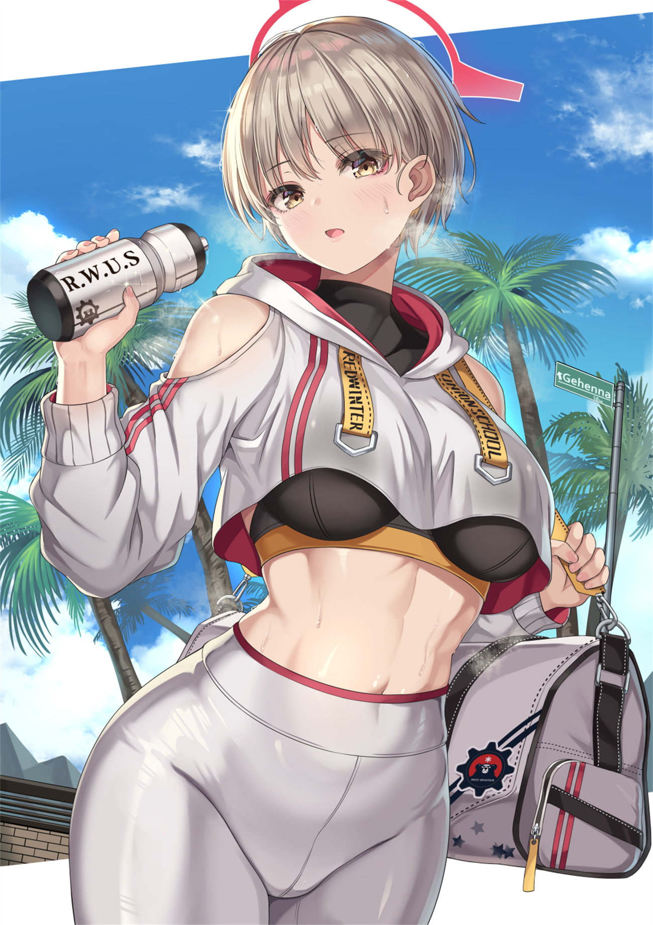 【插画美图】今天是爱运动的女孩子，你呢，爱运动呢还是死肥宅？ P站美图-第11张