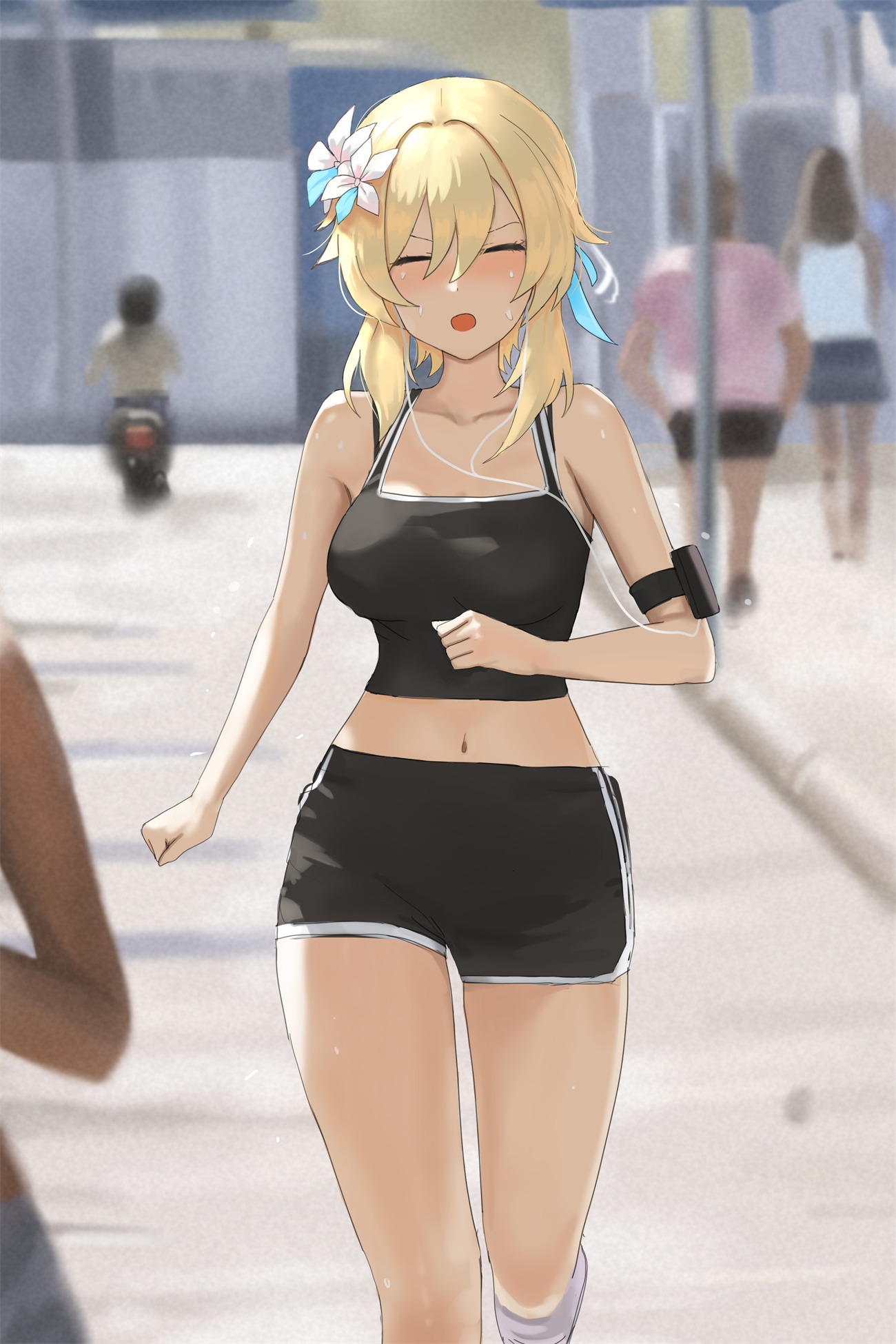 【插画美图】今天是爱运动的女孩子，你呢，爱运动呢还是死肥宅？ P站美图-第12张
