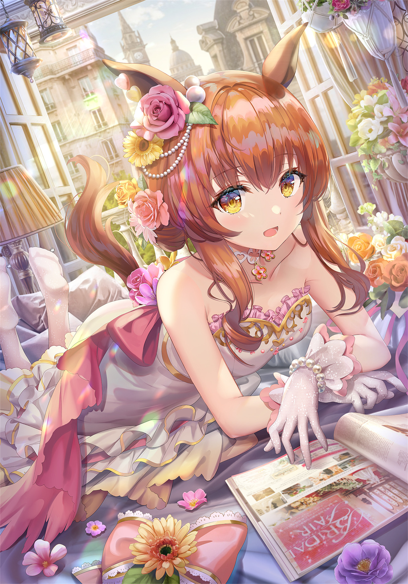 【插画美图】赛马娘 米浴 目白麦昆 重炮 星云天空 里见光钻插画特辑 P站美图-第6张