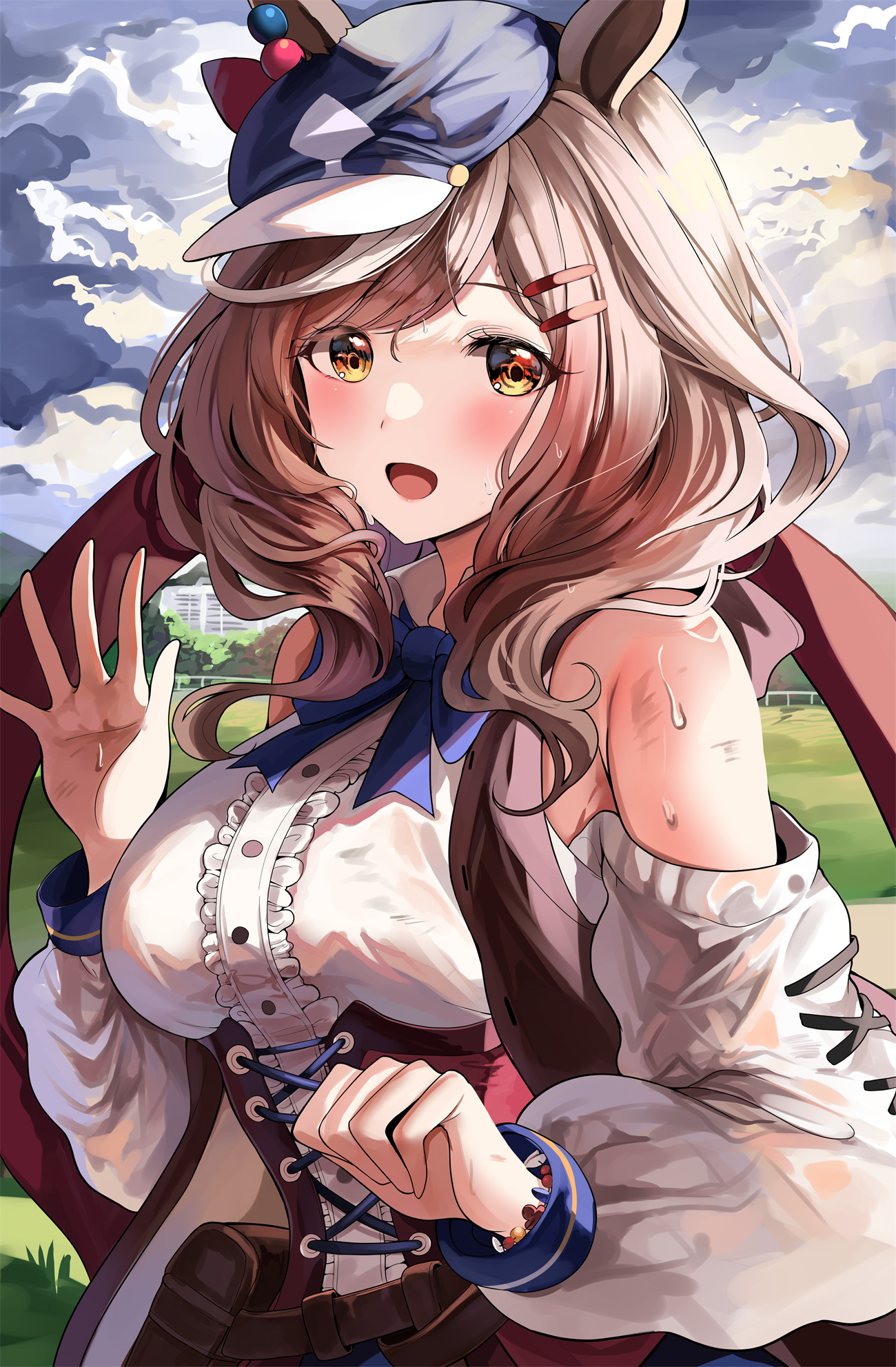 【插画美图】赛马娘 米浴 目白麦昆 重炮 星云天空 里见光钻插画特辑 P站美图-第17张