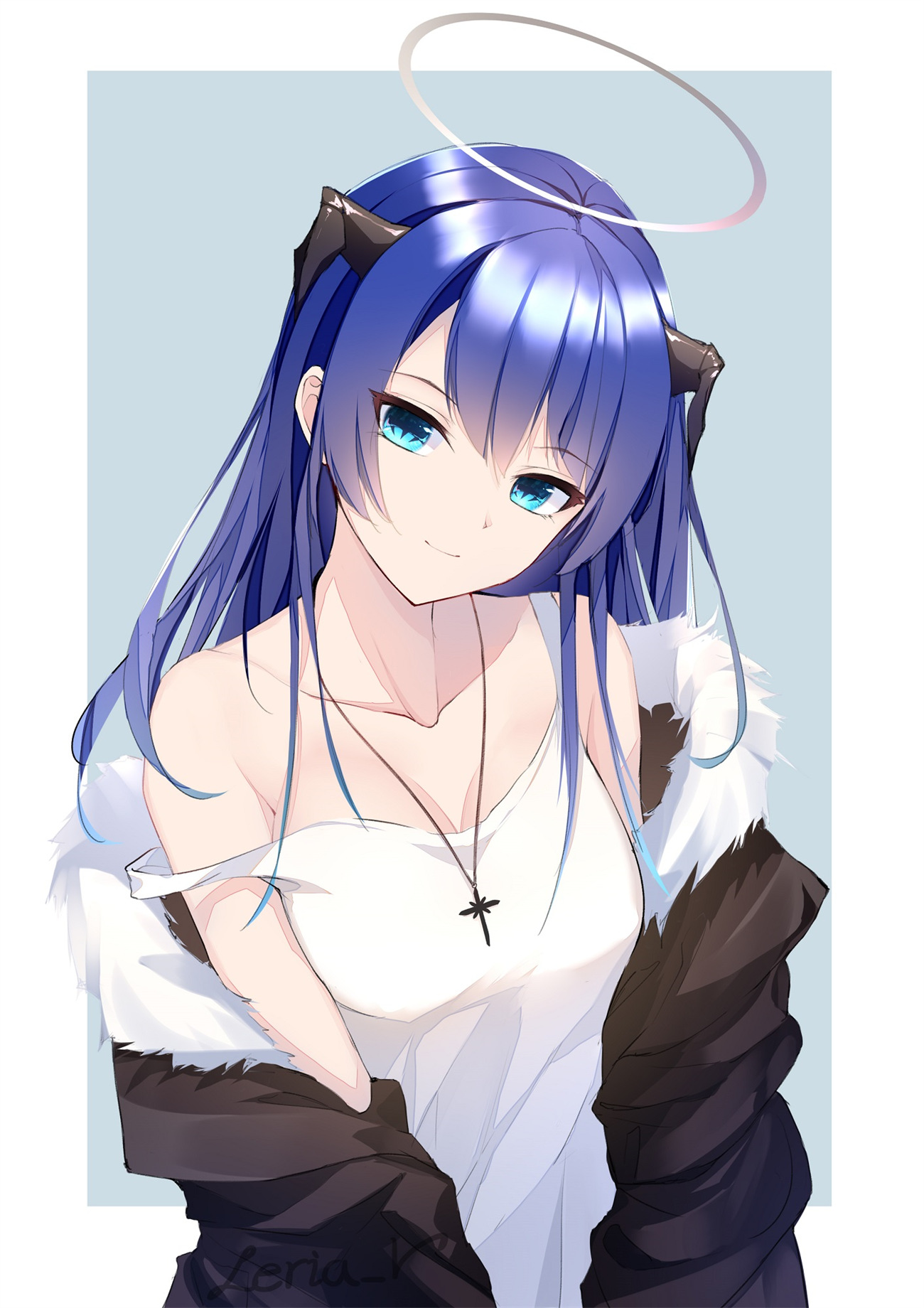 【插画美图】脸上总是挂着笑容的信使。 明日方舟 莫斯提马同人插画特辑 P站美图-第2张