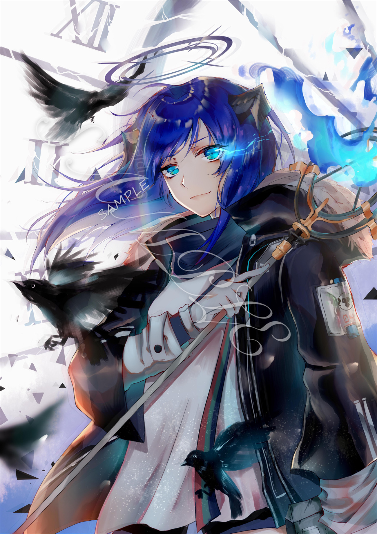 【插画美图】脸上总是挂着笑容的信使。 明日方舟 莫斯提马同人插画特辑 P站美图-第4张