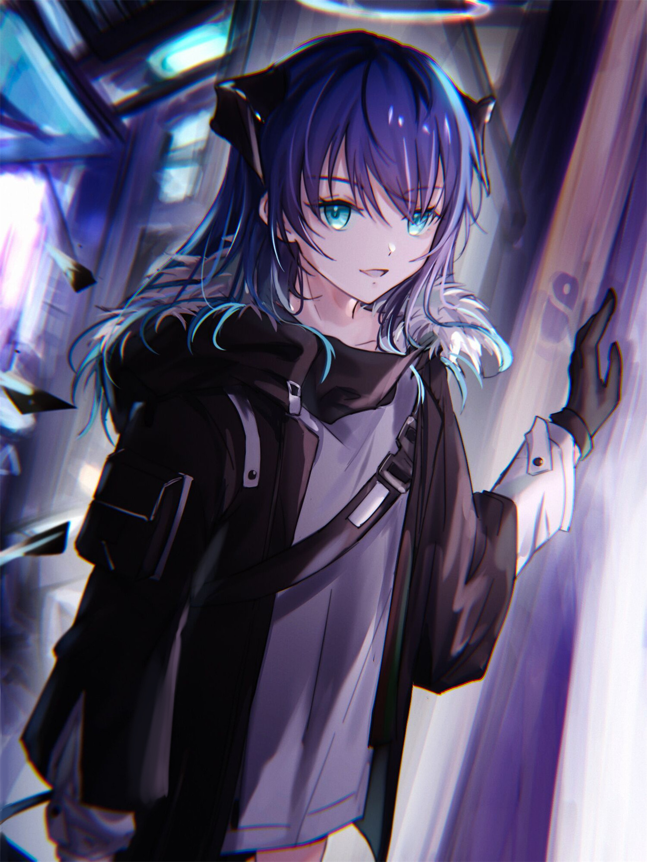 【插画美图】脸上总是挂着笑容的信使。 明日方舟 莫斯提马同人插画特辑 P站美图-第8张