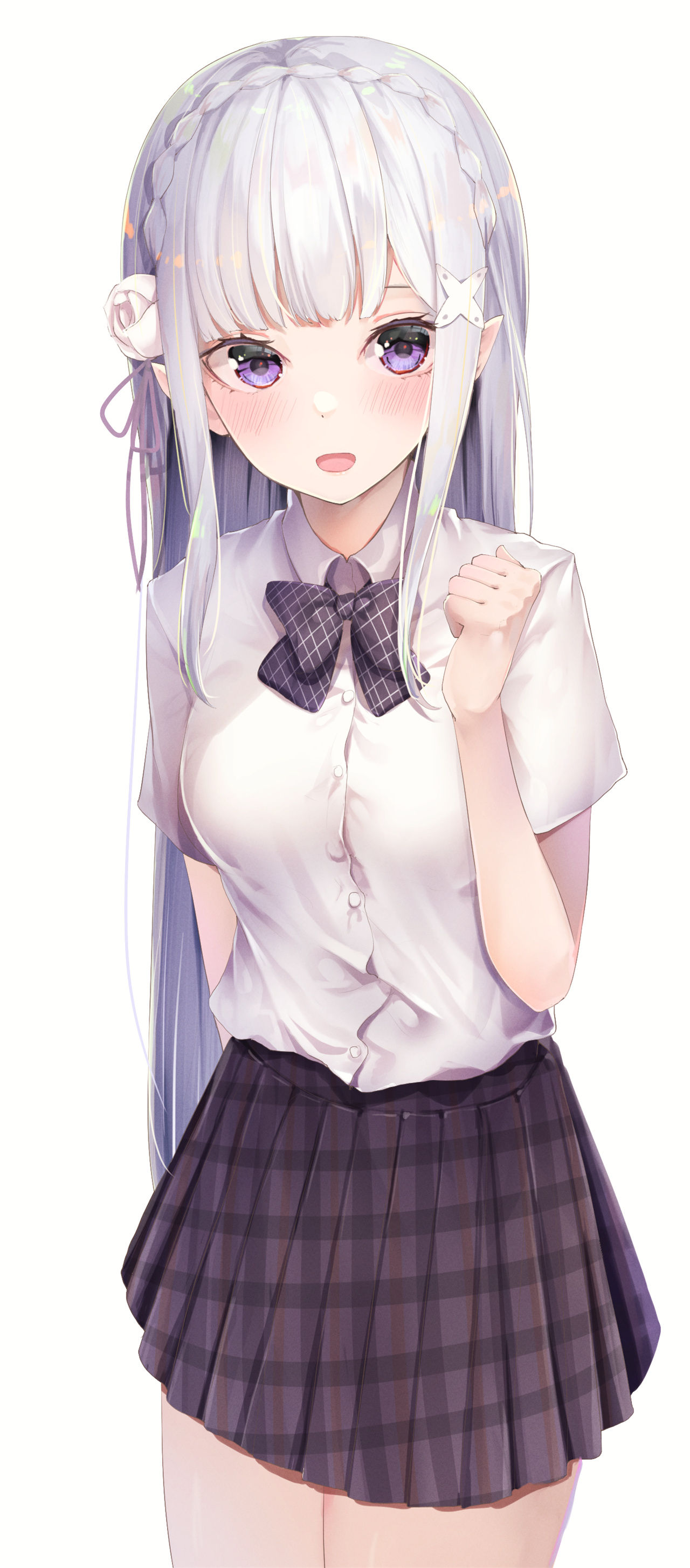 P站美图 插画 Re:从零开始的异世界生活  艾米莉娅@夕涙ウユ P站美图-第2张
