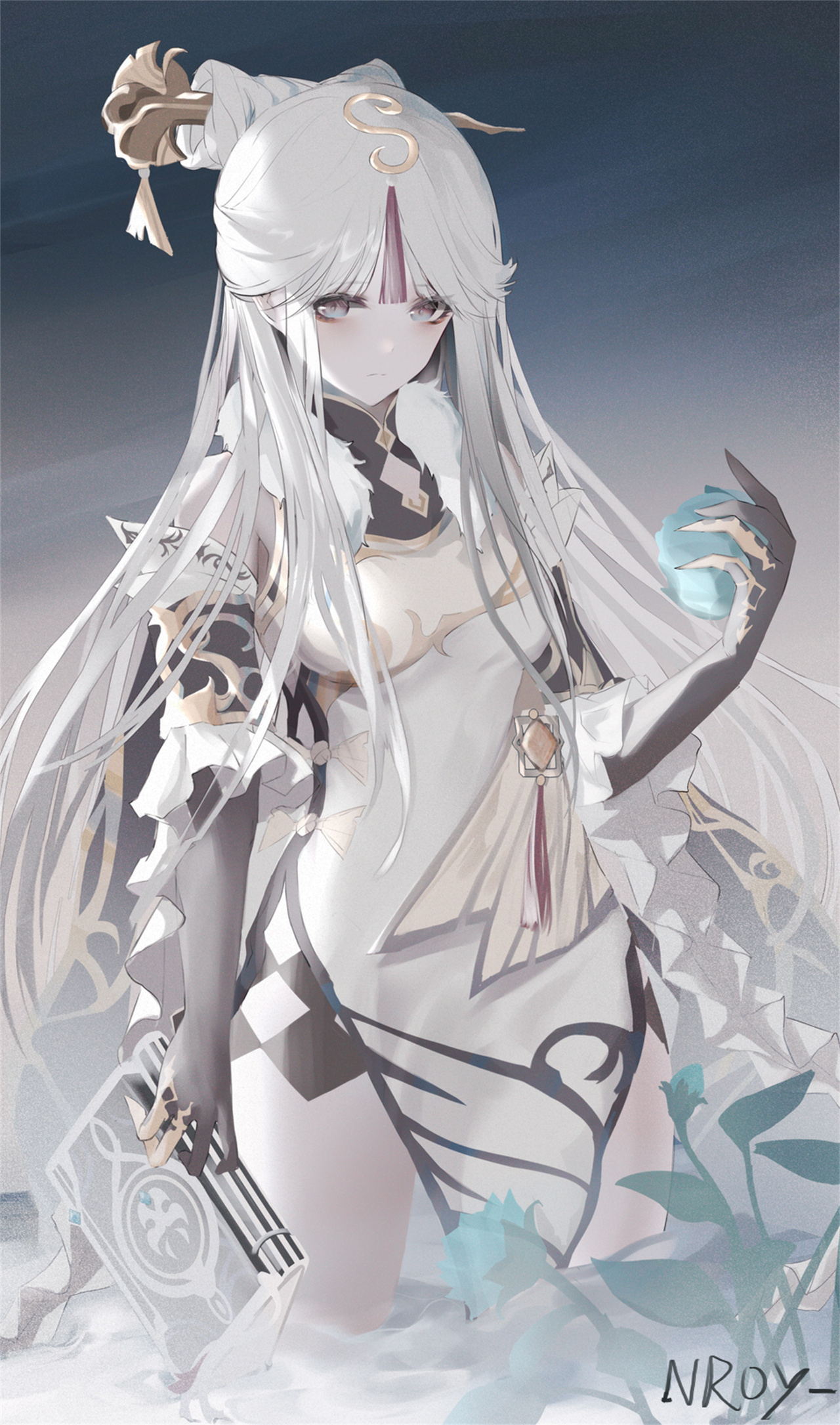 【插画美图】珍如宝钻，远如星幽。原神 凝光同人角色插画特辑 P站美图-第1张