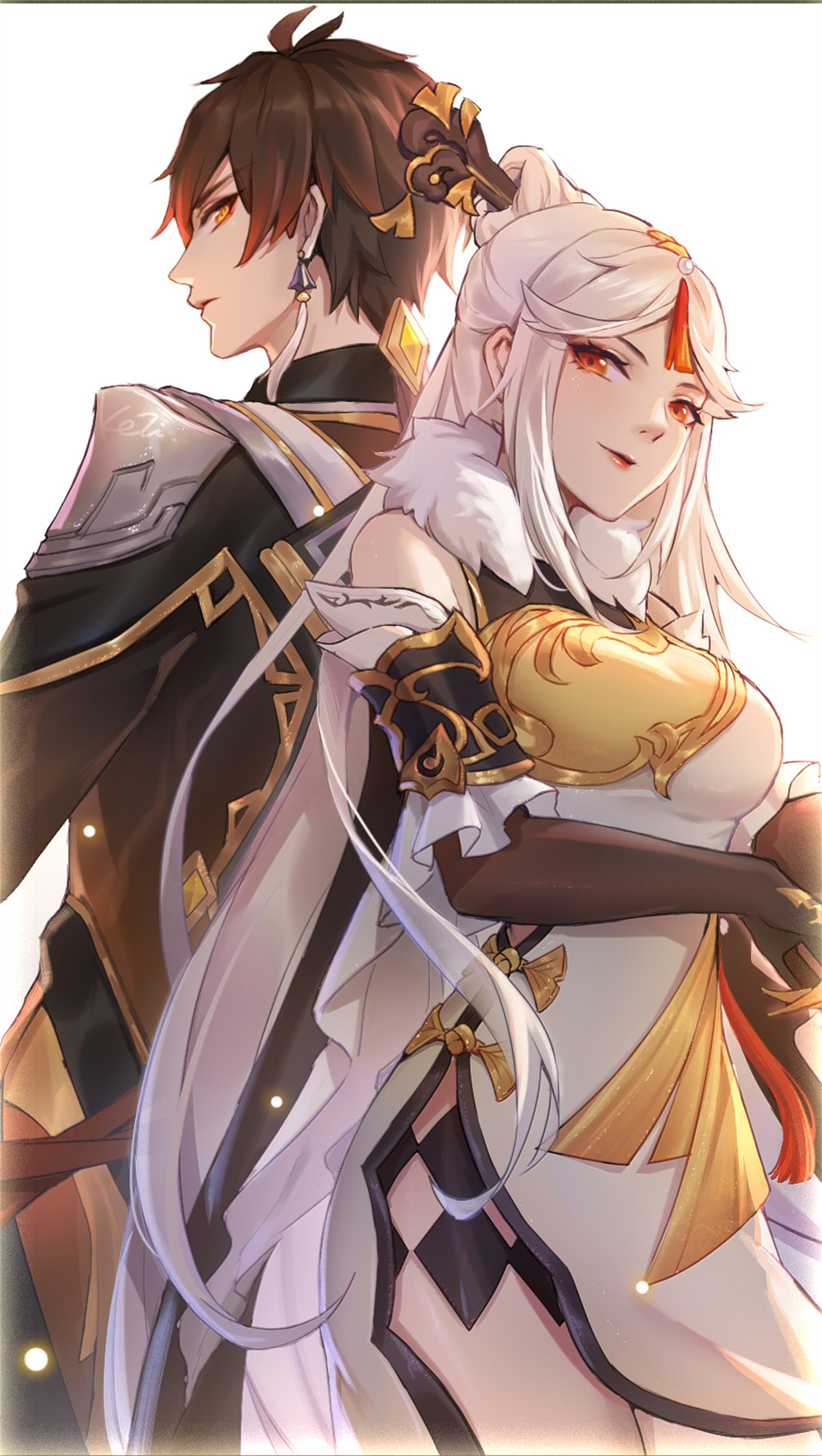 【插画美图】珍如宝钻，远如星幽。原神 凝光同人角色插画特辑 P站美图-第4张
