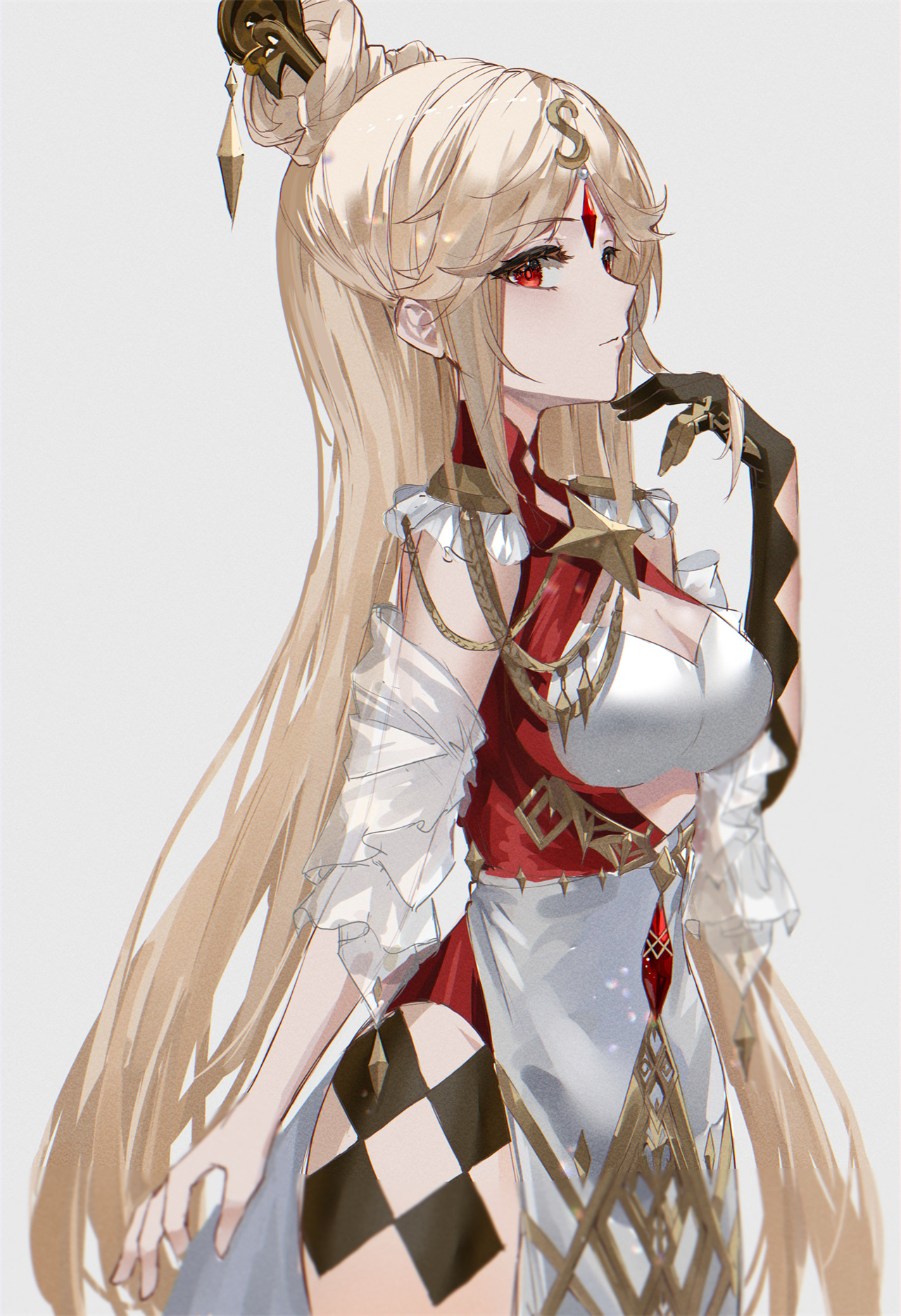 【插画美图】珍如宝钻，远如星幽。原神 凝光同人角色插画特辑 P站美图-第13张