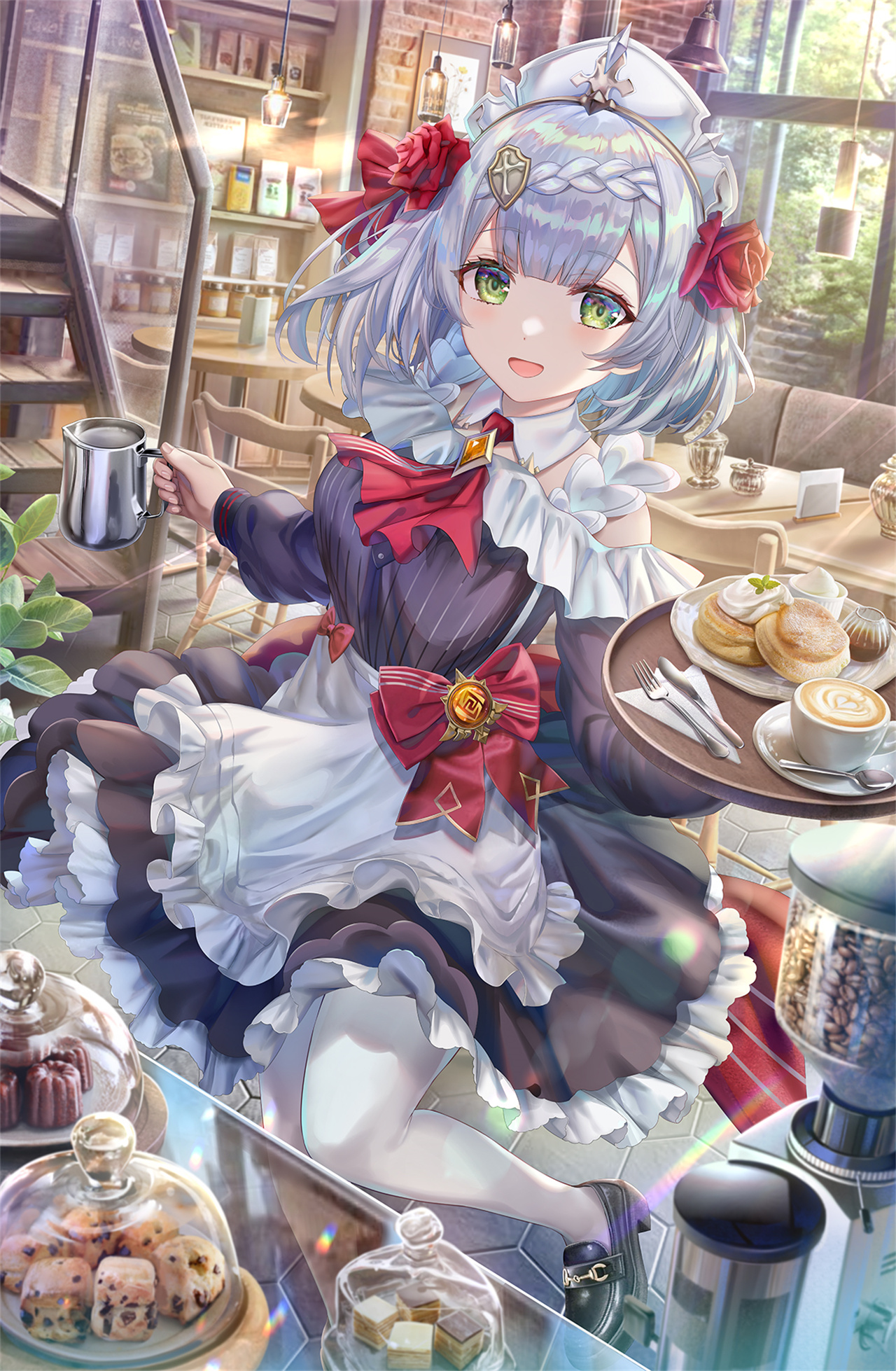 【插画美图】神奇的万能女仆诺艾尔 《原神》 诺艾尔同人角色插画特辑 P站美图-第4张