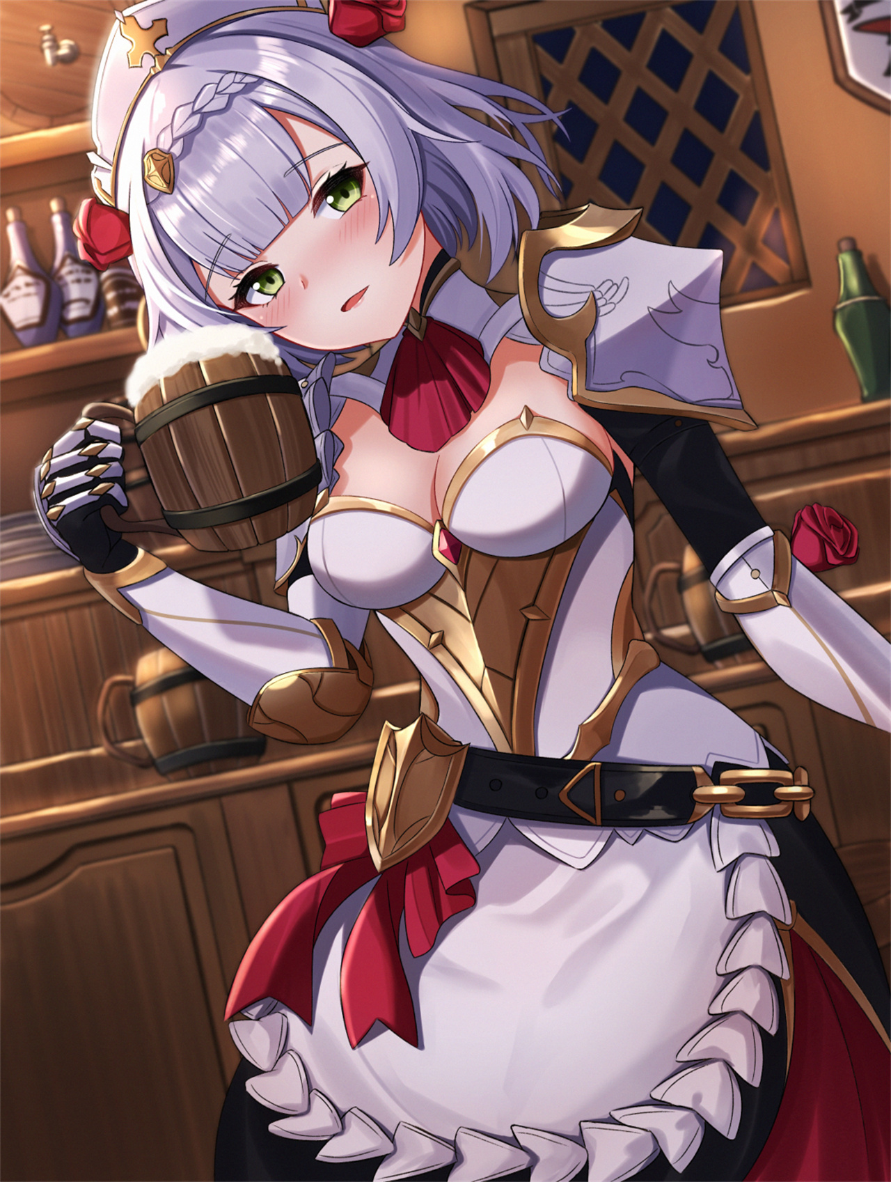 【插画美图】神奇的万能女仆诺艾尔 《原神》 诺艾尔同人角色插画特辑 P站美图-第7张