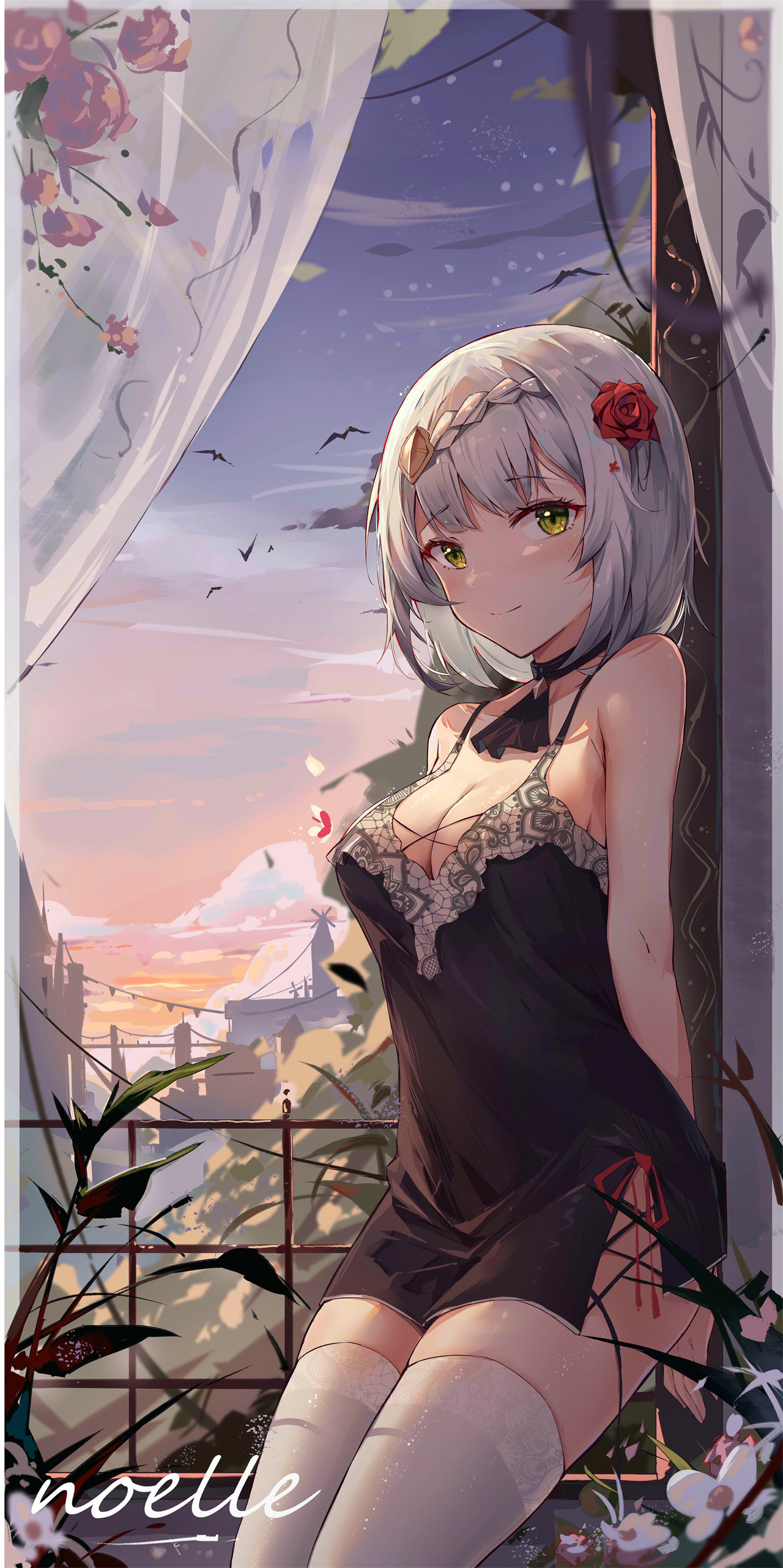 【插画美图】神奇的万能女仆诺艾尔 《原神》 诺艾尔同人角色插画特辑 P站美图-第8张
