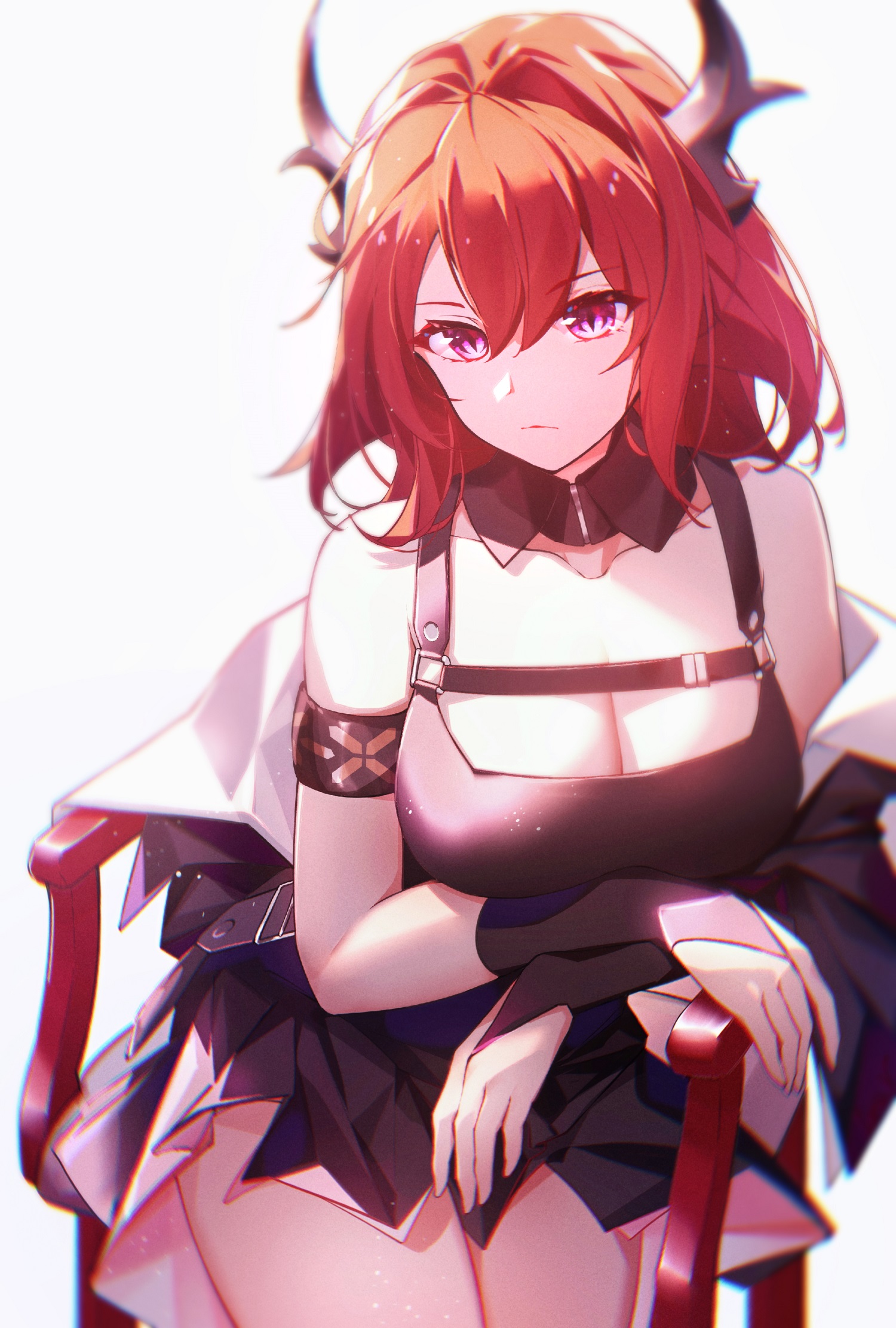 【美图插画】神秘的萨卡兹少女 明日方舟 史尔特尔同人插画特辑 P站美图-第11张