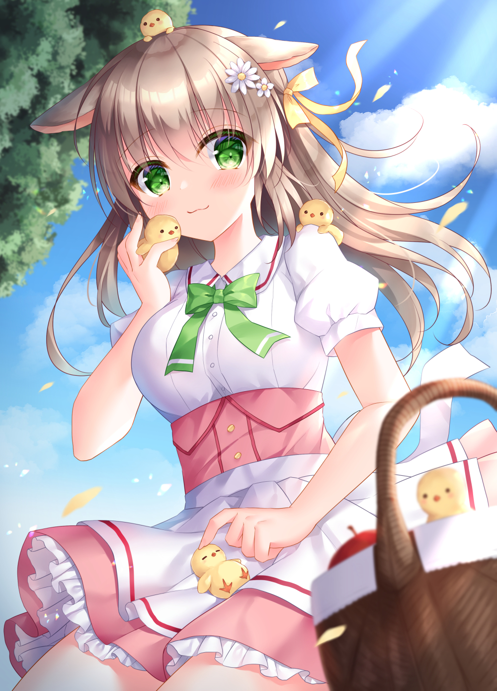 【P站画师】泳装少女 猫娘 画风细腻的日本小日向ほしみ插画师的作品 P站美图-第8张
