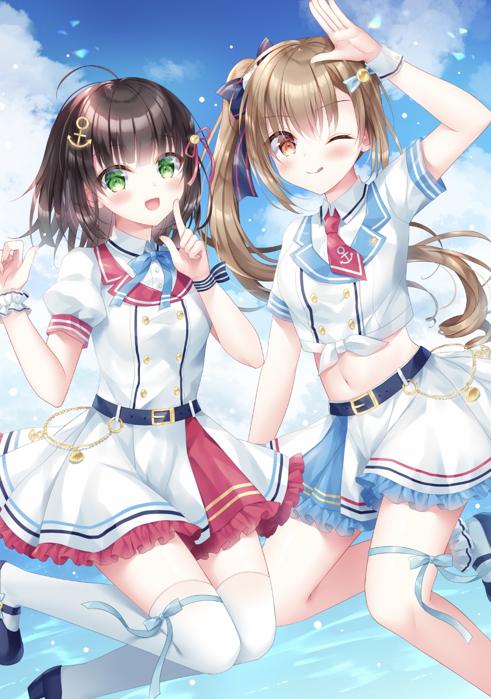 【P站画师】泳装少女 猫娘 画风细腻的日本小日向ほしみ插画师的作品 P站美图-第12张