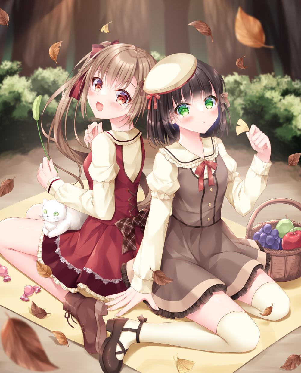 【P站画师】泳装少女 猫娘 画风细腻的日本小日向ほしみ插画师的作品 P站美图-第14张