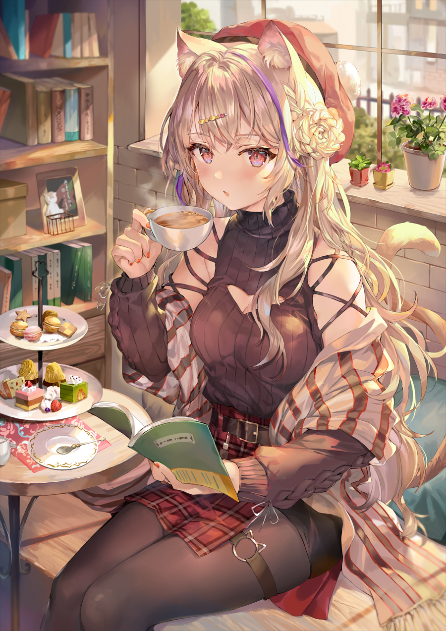 【插画美图】今天来的全是兽耳娘噢 喵喵插画特辑 P站美图-第1张