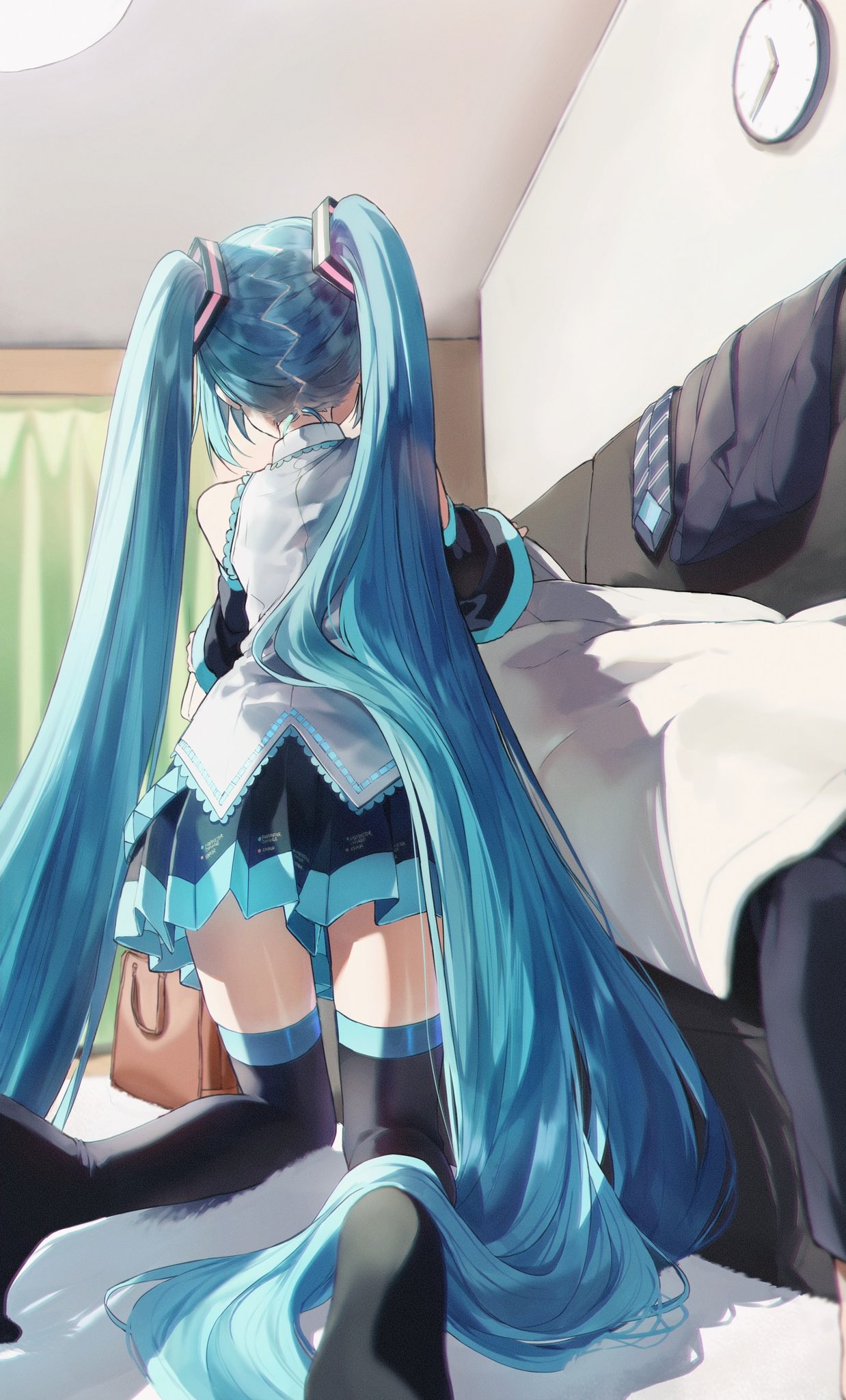今日も遅くまでお疲れ様、マスター 初音未来@ぺんたごん P站美图-第1张