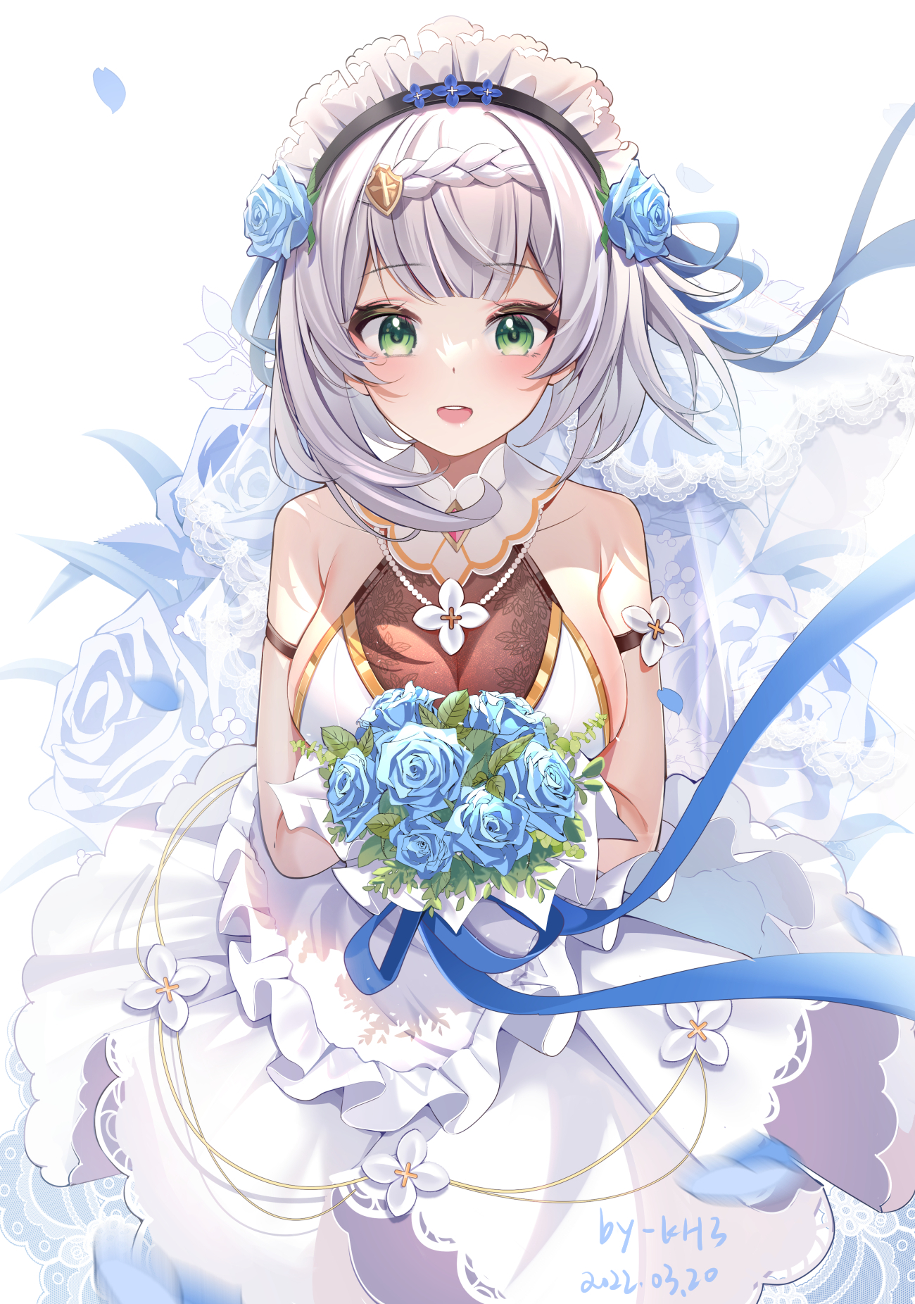 【P站画师】甘雨 芭芭拉 妮露 可莉 迪奥娜 七七 独爱原神角色画师 中国插画师喵咕君QAQ(KH3)的作品推荐 P站画师-第2张