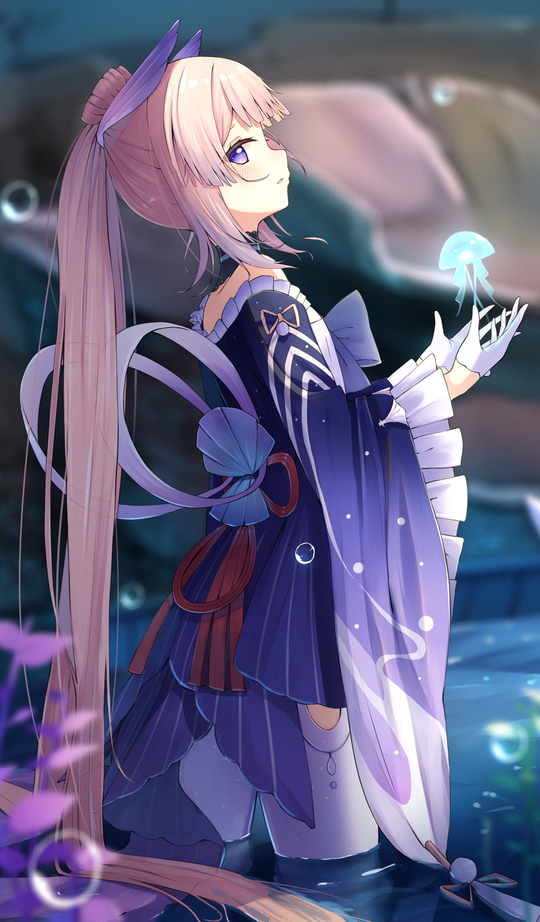 【插画美图】现人神巫女 原神 珊瑚宫心海同人插画特辑 第二期 P站美图-第9张