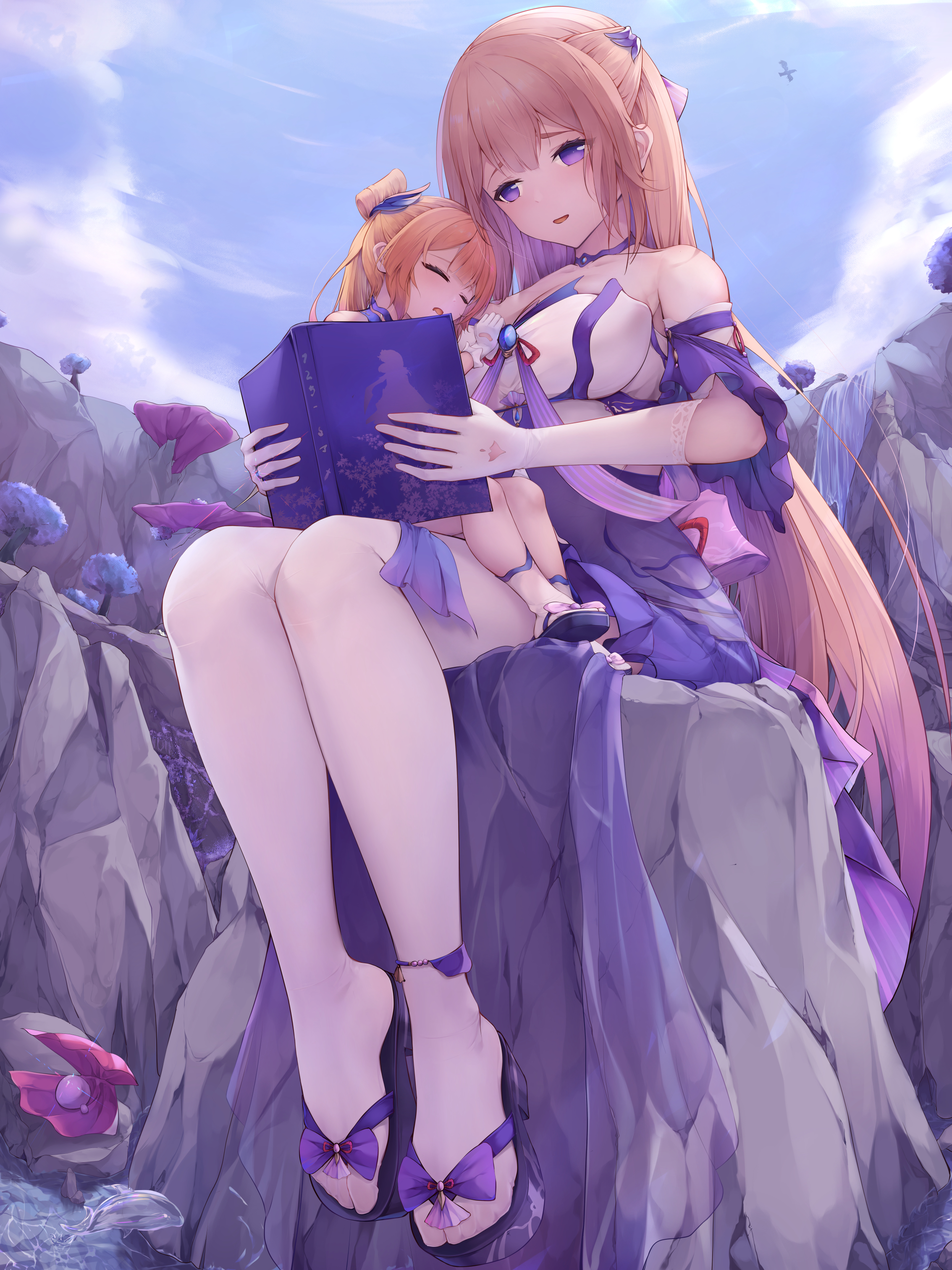 【插画美图】现人神巫女 原神 珊瑚宫心海同人插画特辑 第二期 P站美图-第12张