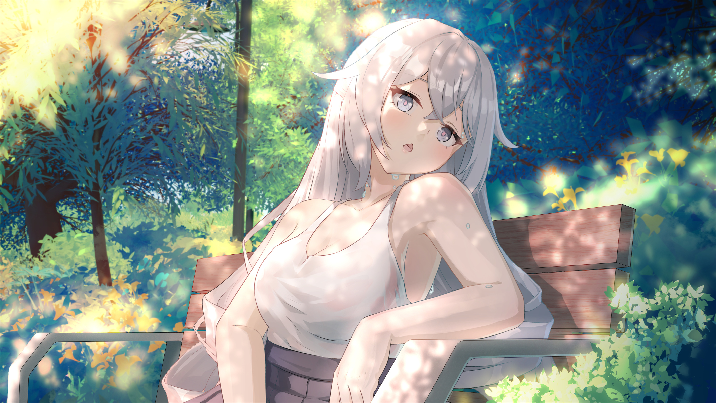 【插画美图】汉服胡桃和甘雨 布洛妮娅 初音未来 砂狼 今日美图插画集 P站美图-第2张