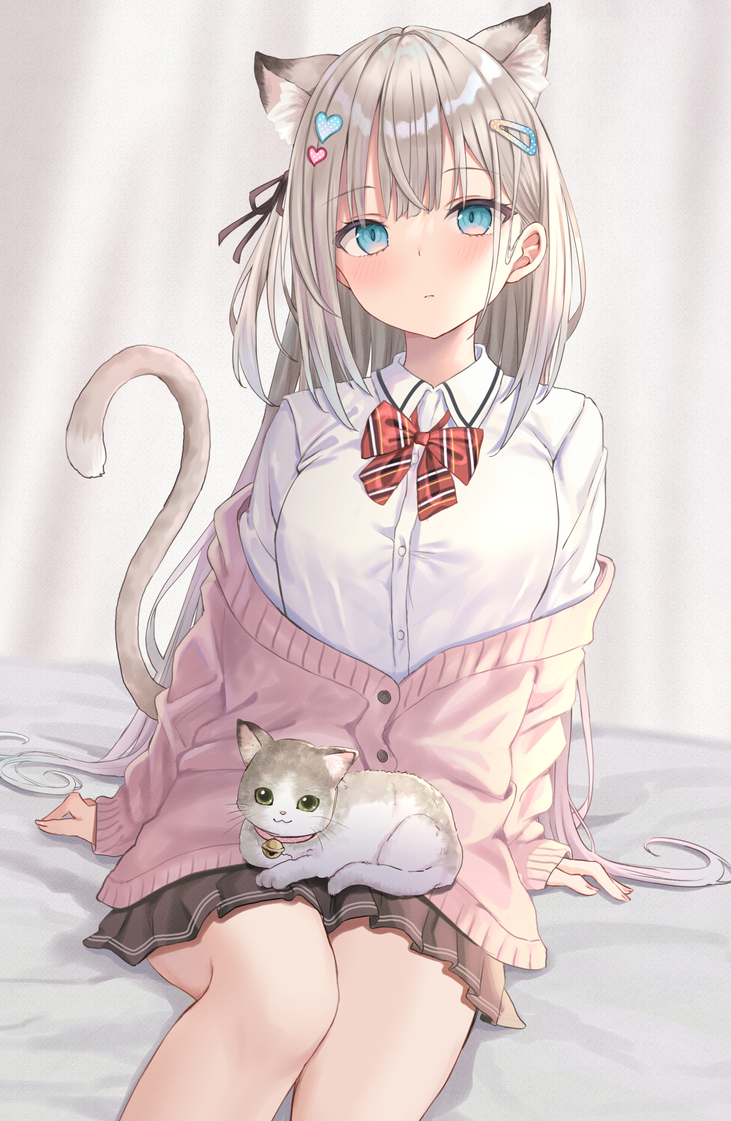 【插画美图】汉服胡桃和甘雨 布洛妮娅 初音未来 砂狼 今日美图插画集 P站美图-第5张