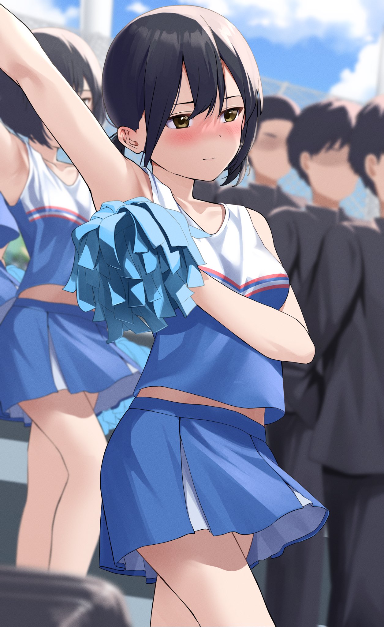 拉拉队长被相机拍到@nagio1222 插画-第1张