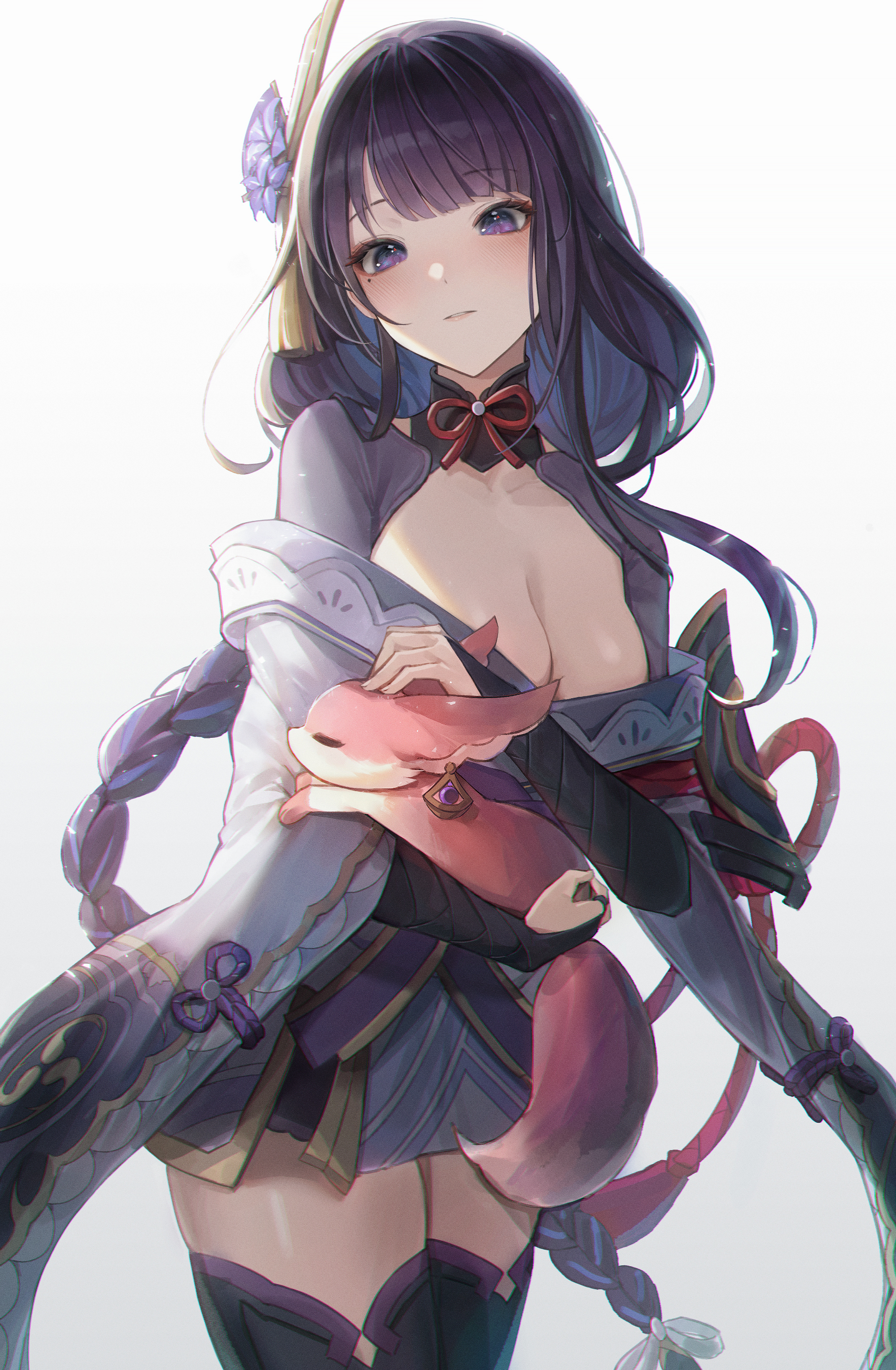 【插画美图】厌离浮世泡影，欣求净土常道。 原神 雷电将军同人插画特辑 P站美图-第1张