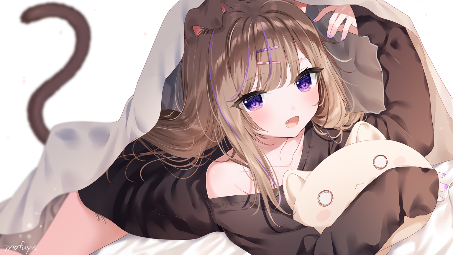 【P站画师】什么兽耳猫耳萌妹一次性满足 日本插画师まふゆ的作品推荐 P站画师-第7张