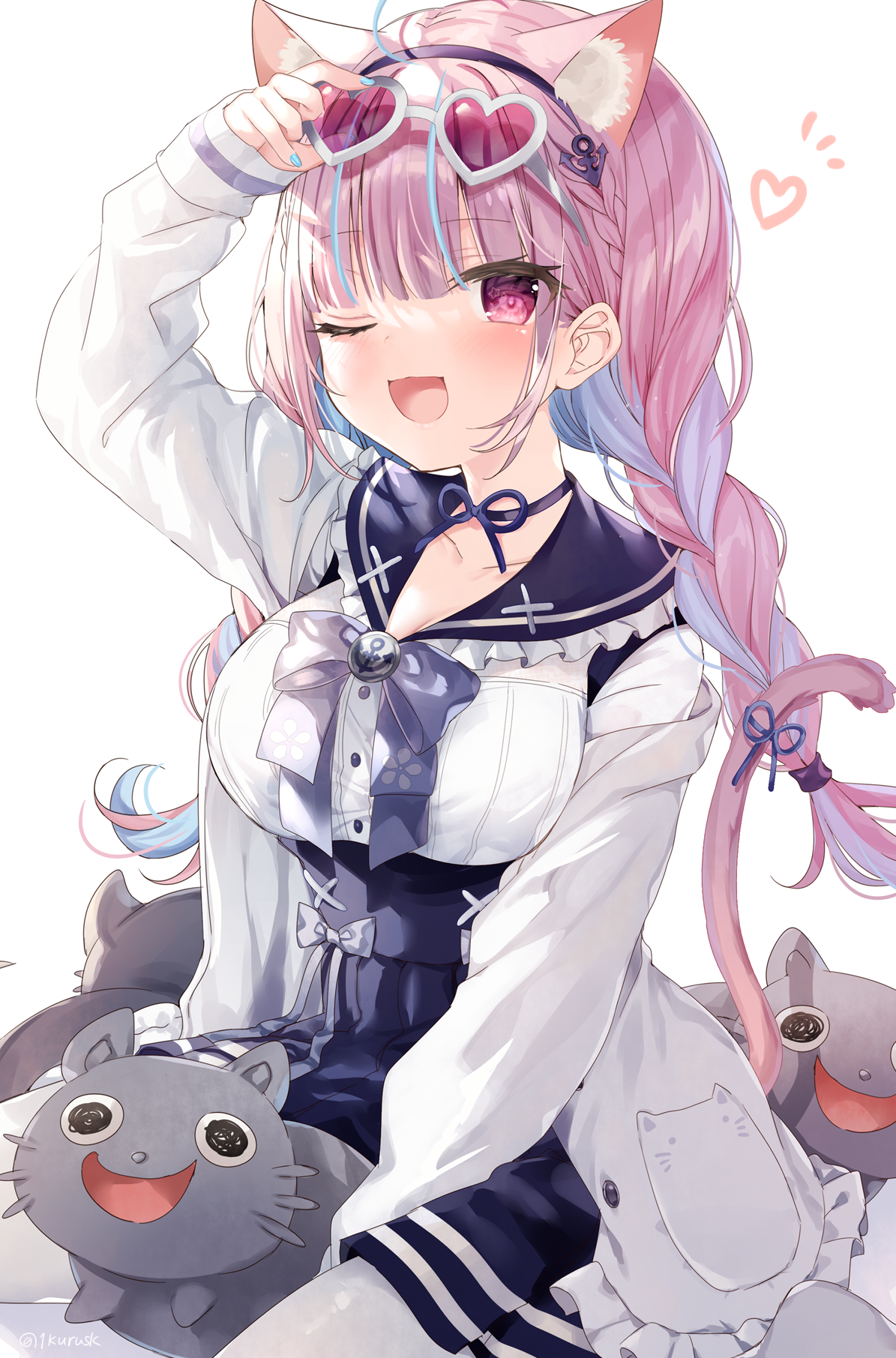 【P站画师】什么兽耳猫耳萌妹一次性满足 日本插画师まふゆ的作品推荐 P站画师-第11张