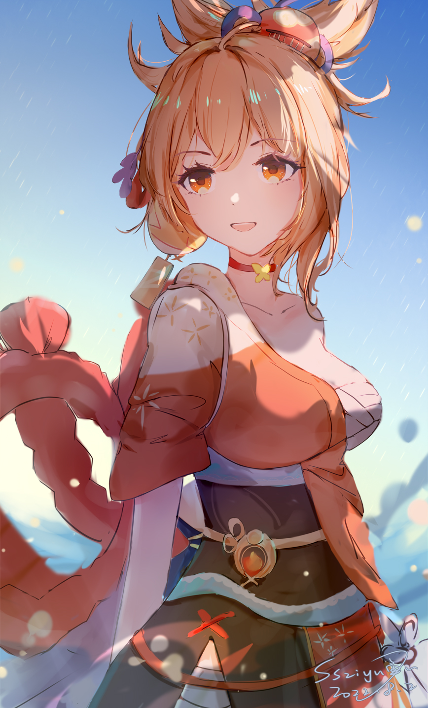 【P站美图】烟花专家 夏祭的女王 原神 宵宫同人插画图集推荐 P站美图-第1张