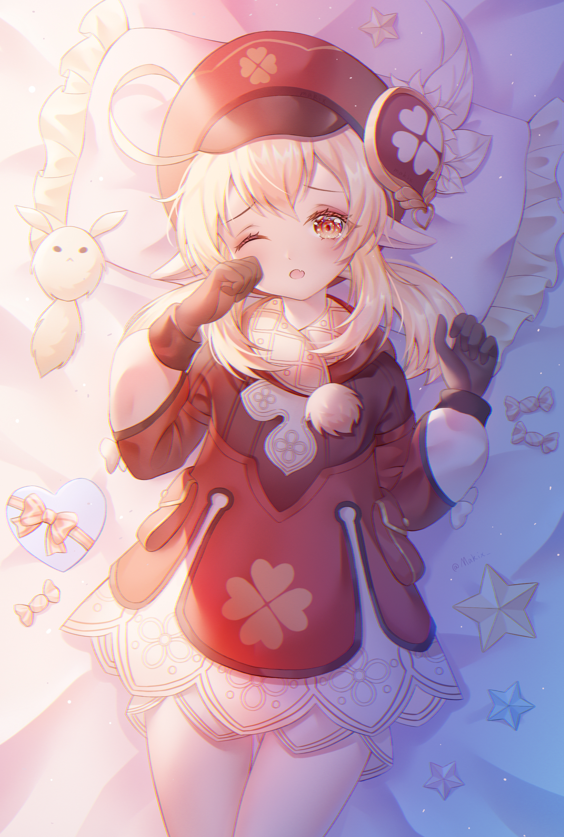 【插画美图】西风骑士团，火花骑士！原神 可莉同人角色插画推荐 P站美图-第7张