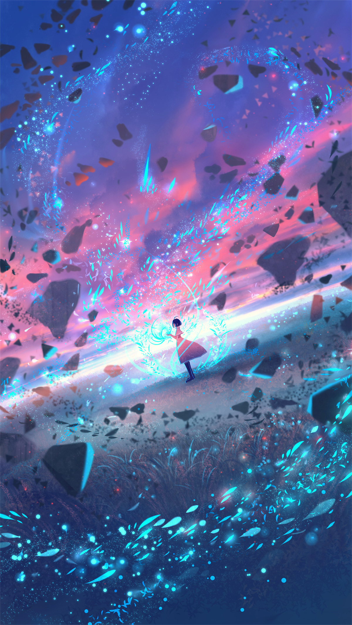 P站插画 静冥 风景 記憶が脈動する@防人 插画-第1张