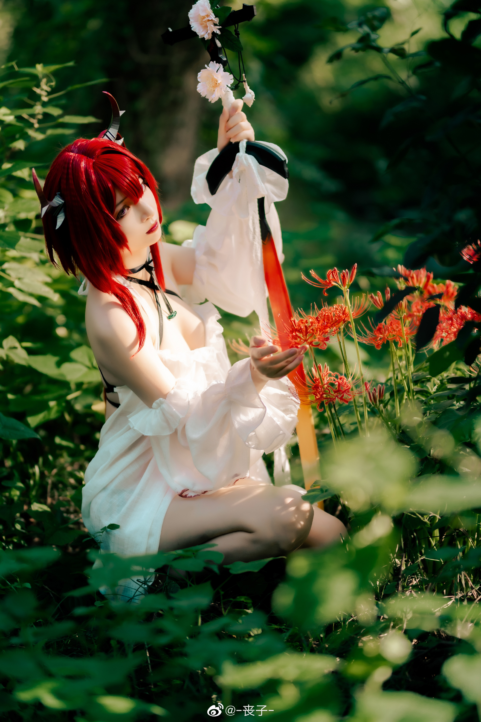 【COS】不要对我指手画脚。 明日方舟 史尔特尔@-丧子- COSPLAY-第2张