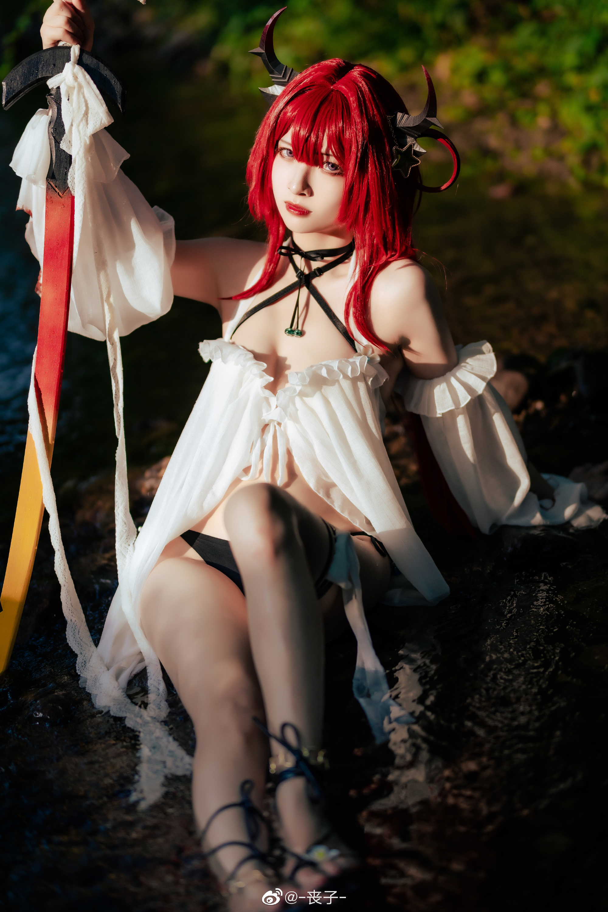 【COS】不要对我指手画脚。 明日方舟 史尔特尔@-丧子- COSPLAY-第6张