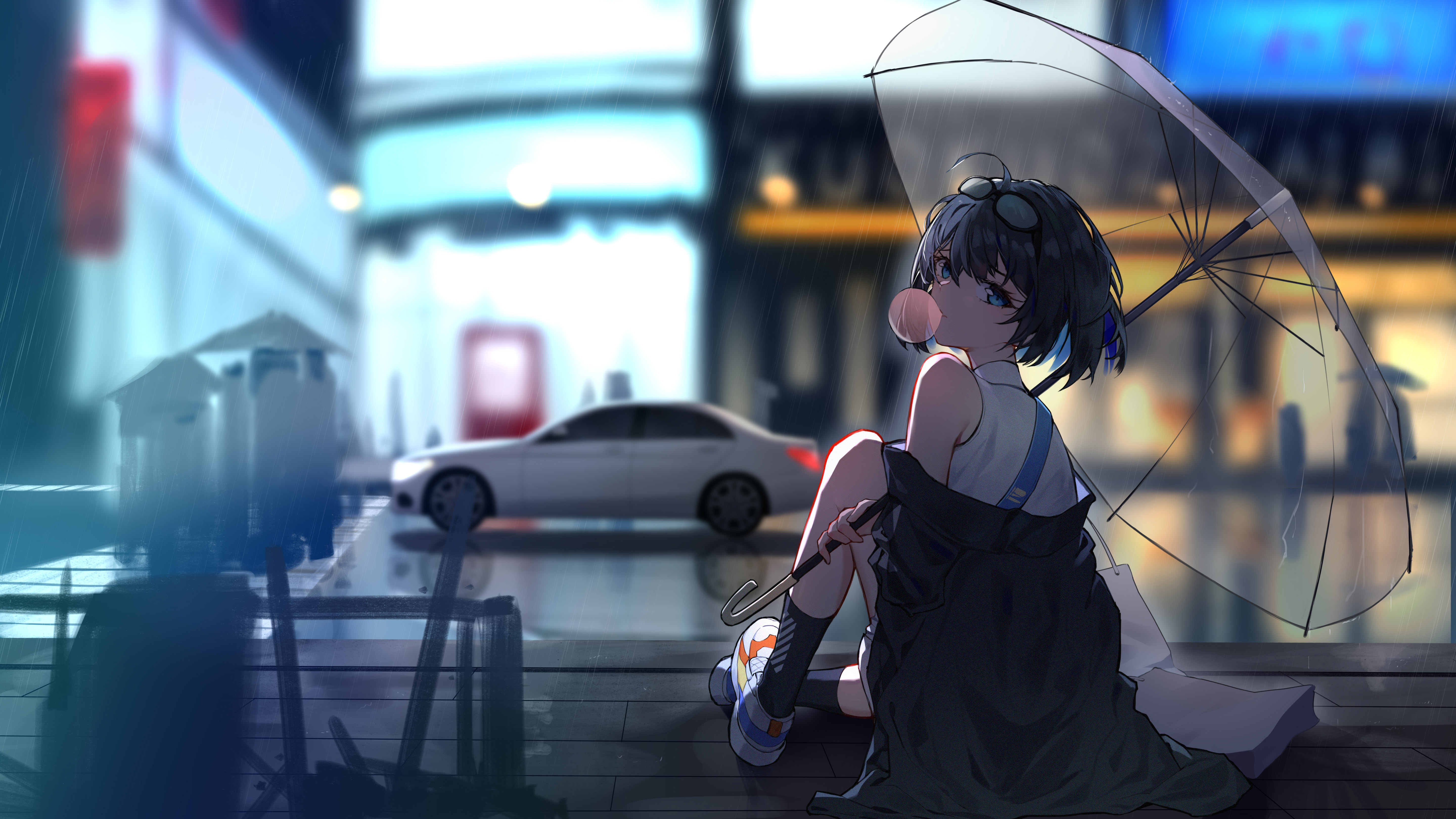 【插画美图】瞳孔如海一般，肌肤雪白的希儿 崩坏3 希儿·芙乐艾同人插画壁纸推荐 P站美图-第10张