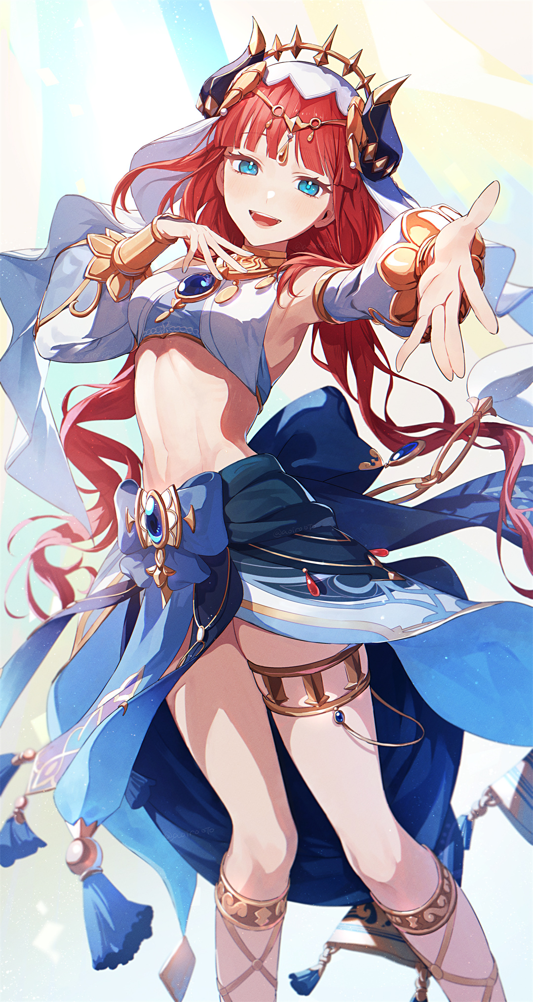 P站插画 美图 原神 妮露@青色おと P站美图-第1张