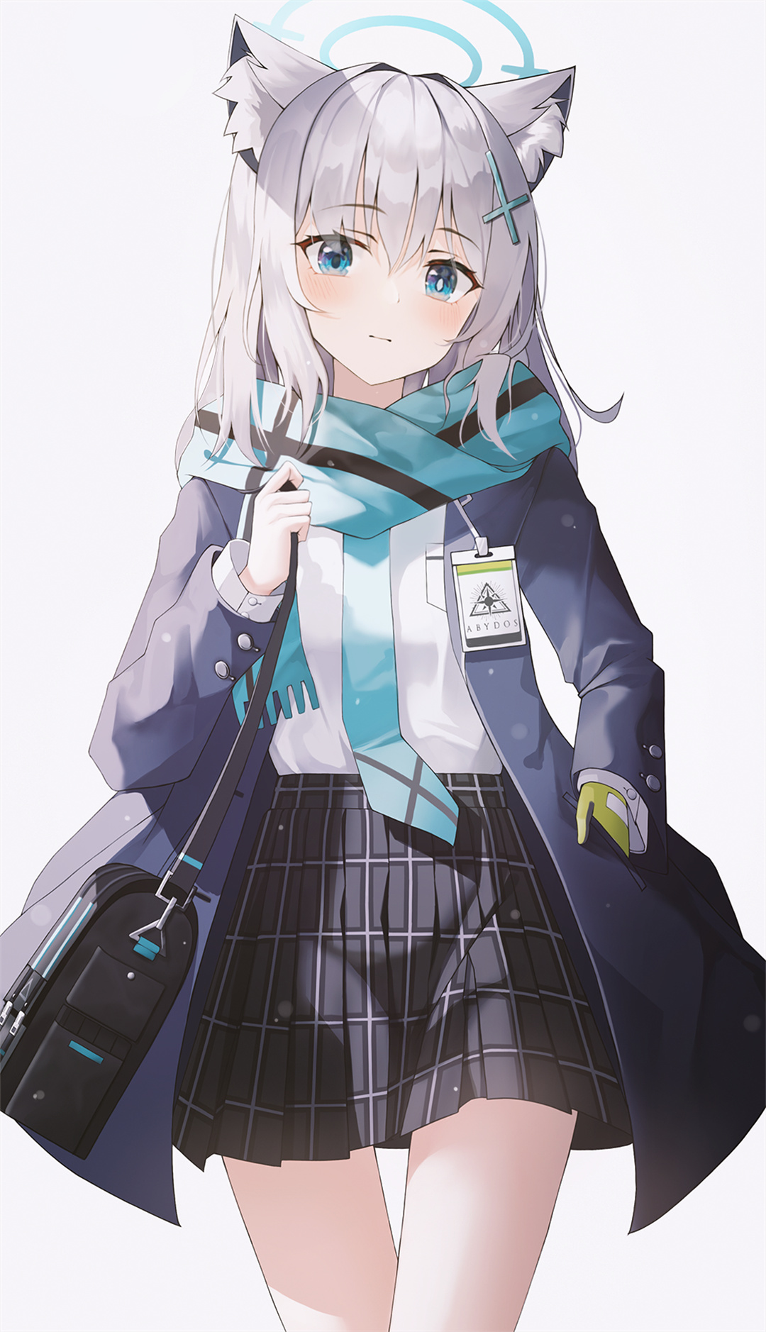 【插画美图】兽耳娘来啦，不进来你就后悔吧！碧蓝档案 砂狼白子同人角色插画推荐 P站美图-第9张