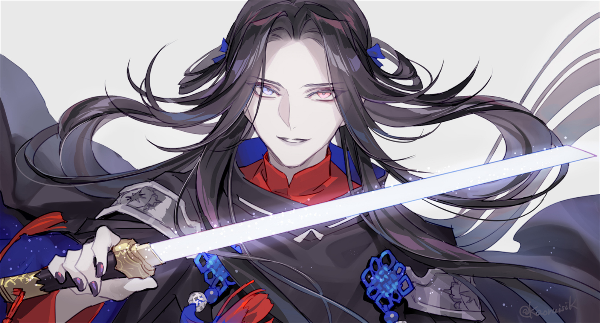 【插画美图】神秘魅力♡ - 异色瞳男子插画特辑 - P站美图-第3张