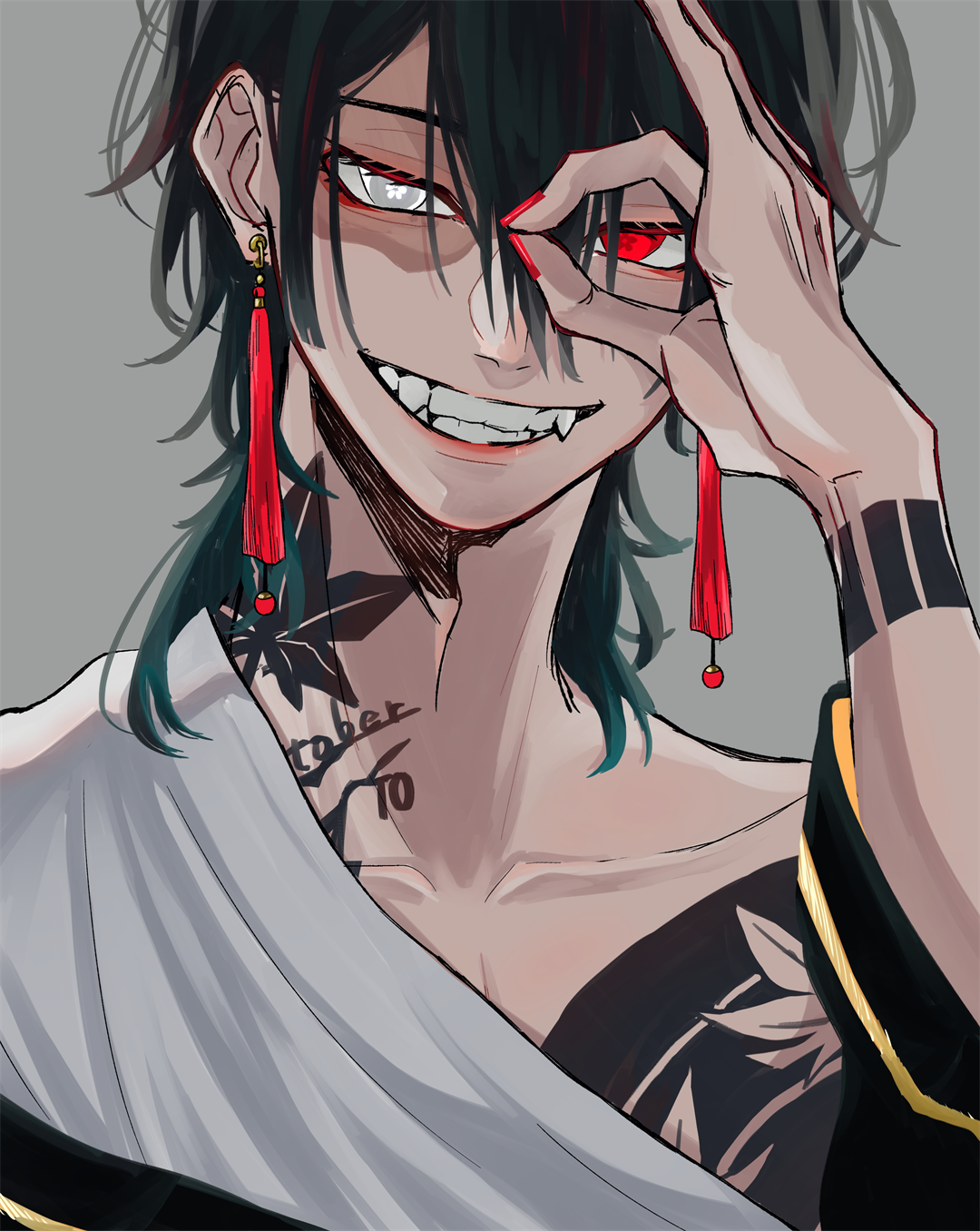 【插画美图】神秘魅力♡ - 异色瞳男子插画特辑 - P站美图-第5张