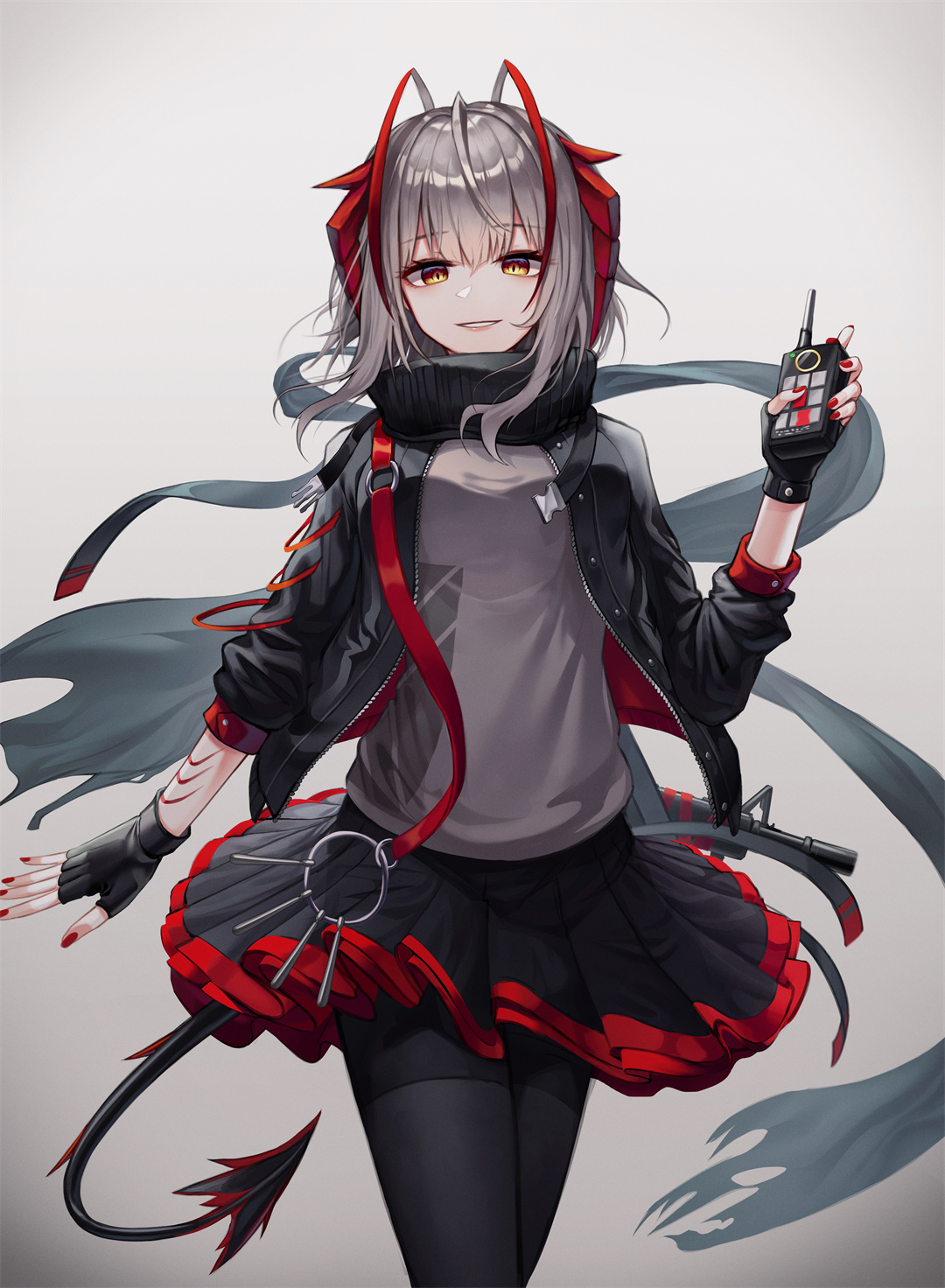 【插画美图】六星狙击职业炮手分支干员 明日方舟 W同人角色插画推荐 P站美图-第7张