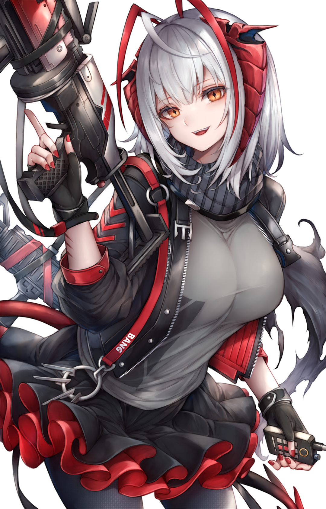 【插画美图】六星狙击职业炮手分支干员 明日方舟 W同人角色插画推荐 P站美图-第13张