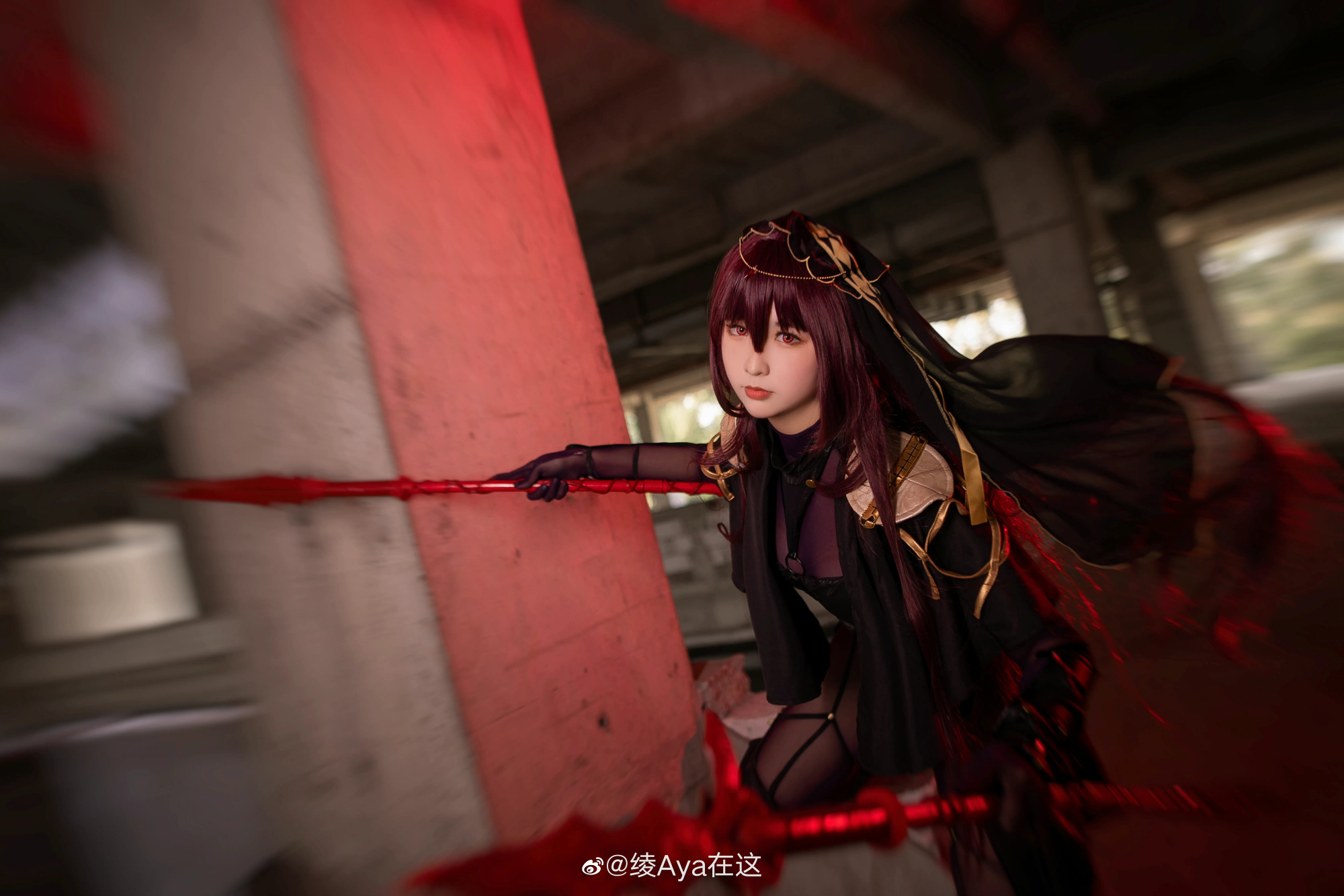 【COS】我是影之国的女王。异境、魔境之主。斯卡哈@绫Aya在这 COSPLAY-第2张