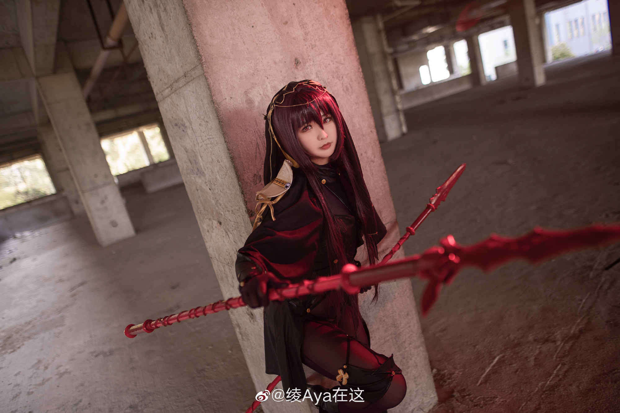 【COS】我是影之国的女王。异境、魔境之主。斯卡哈@绫Aya在这 COSPLAY-第4张