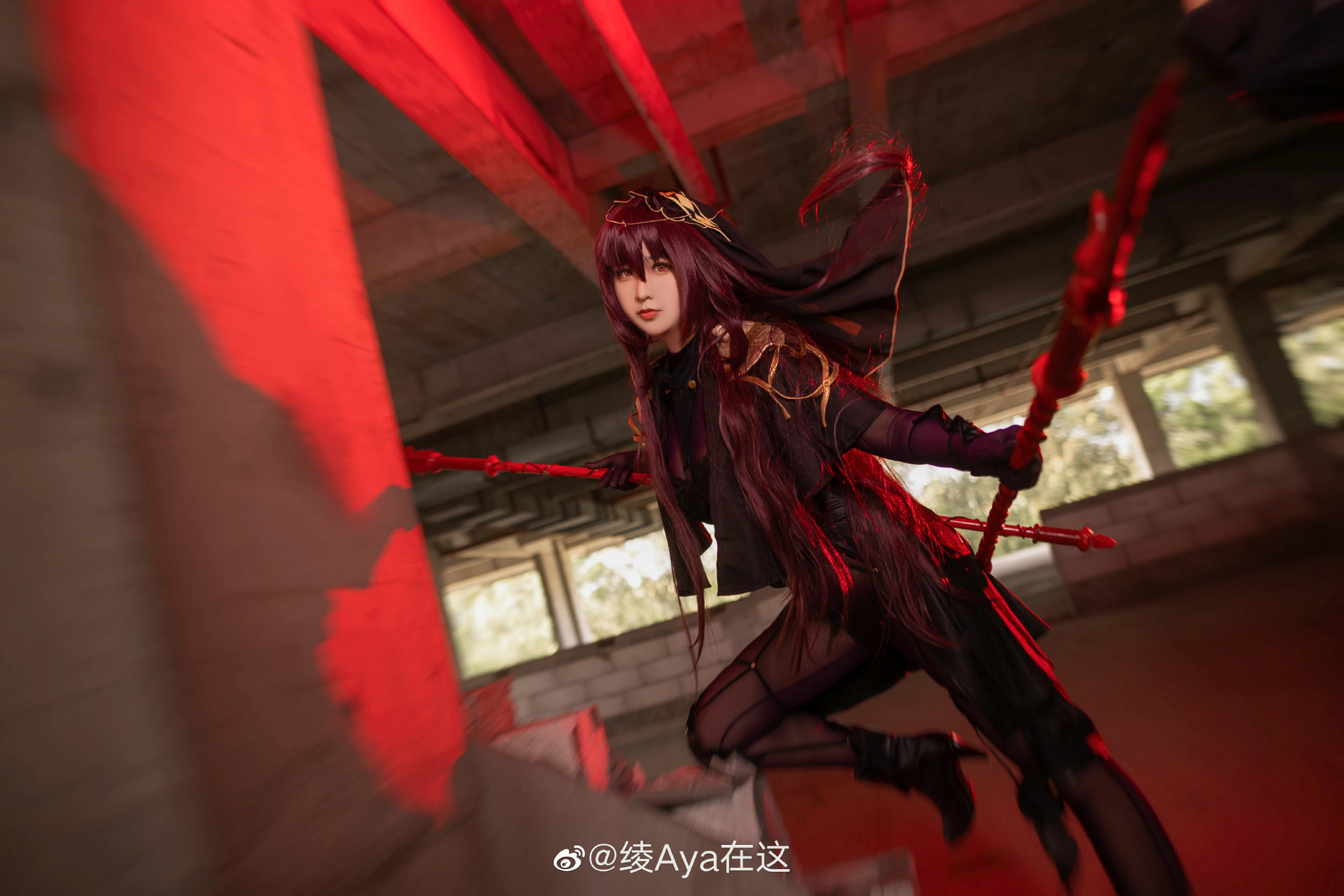 【COS】我是影之国的女王。异境、魔境之主。斯卡哈@绫Aya在这 COSPLAY-第5张