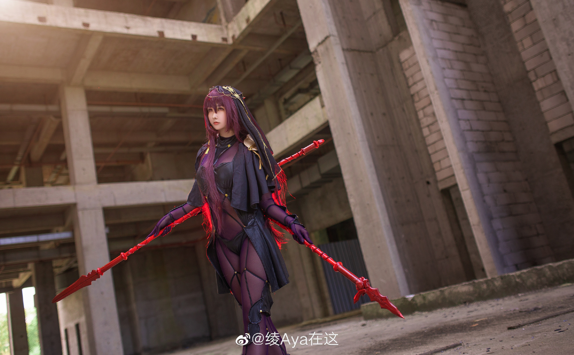 【COS】我是影之国的女王。异境、魔境之主。斯卡哈@绫Aya在这 COSPLAY-第7张