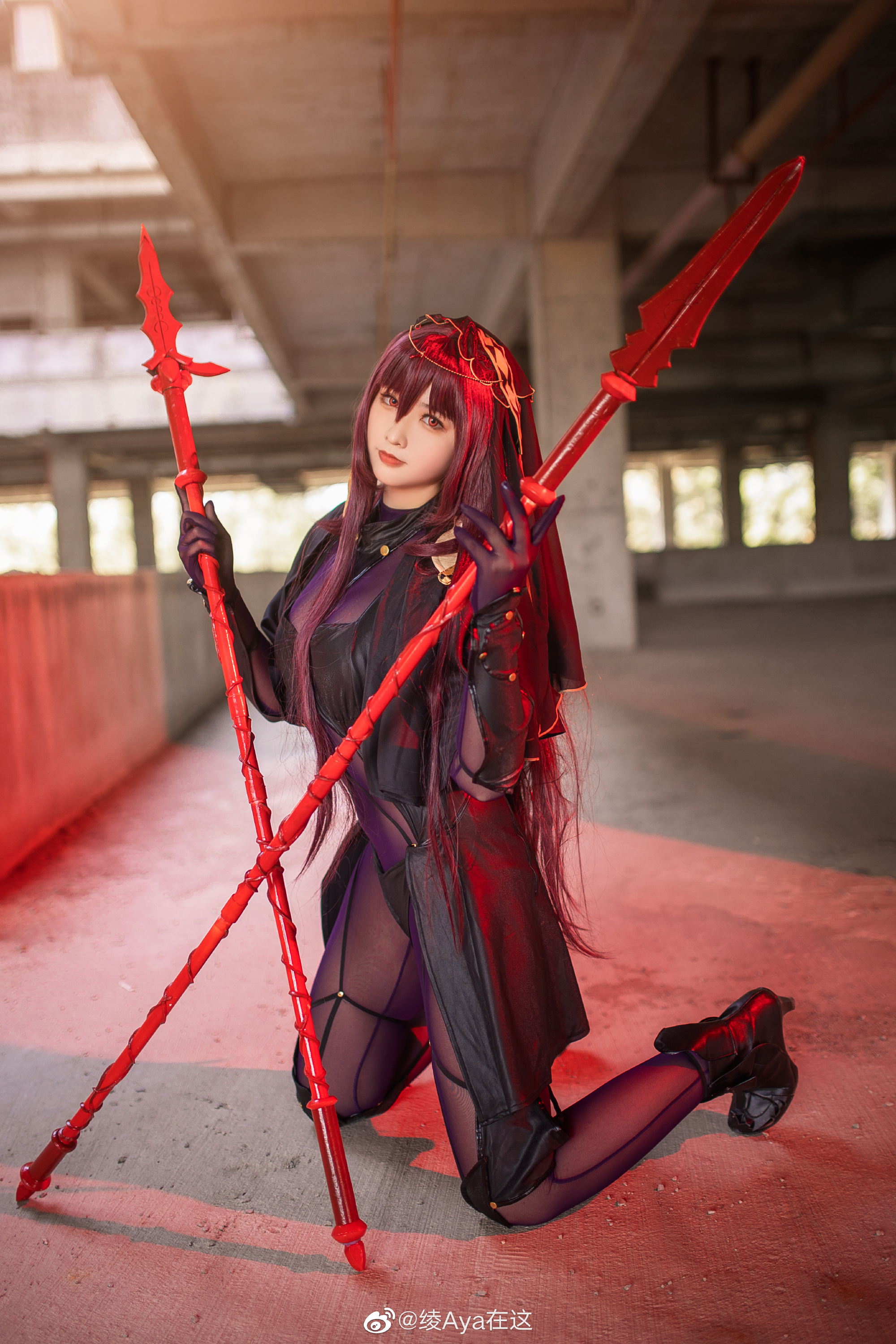 【COS】我是影之国的女王。异境、魔境之主。斯卡哈@绫Aya在这 COSPLAY-第9张
