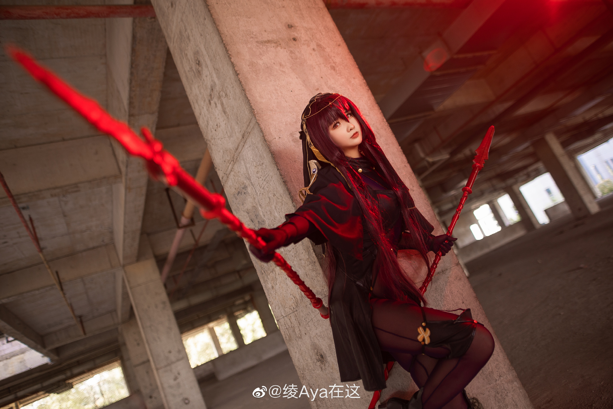【COS】我是影之国的女王。异境、魔境之主。斯卡哈@绫Aya在这 COSPLAY-第10张